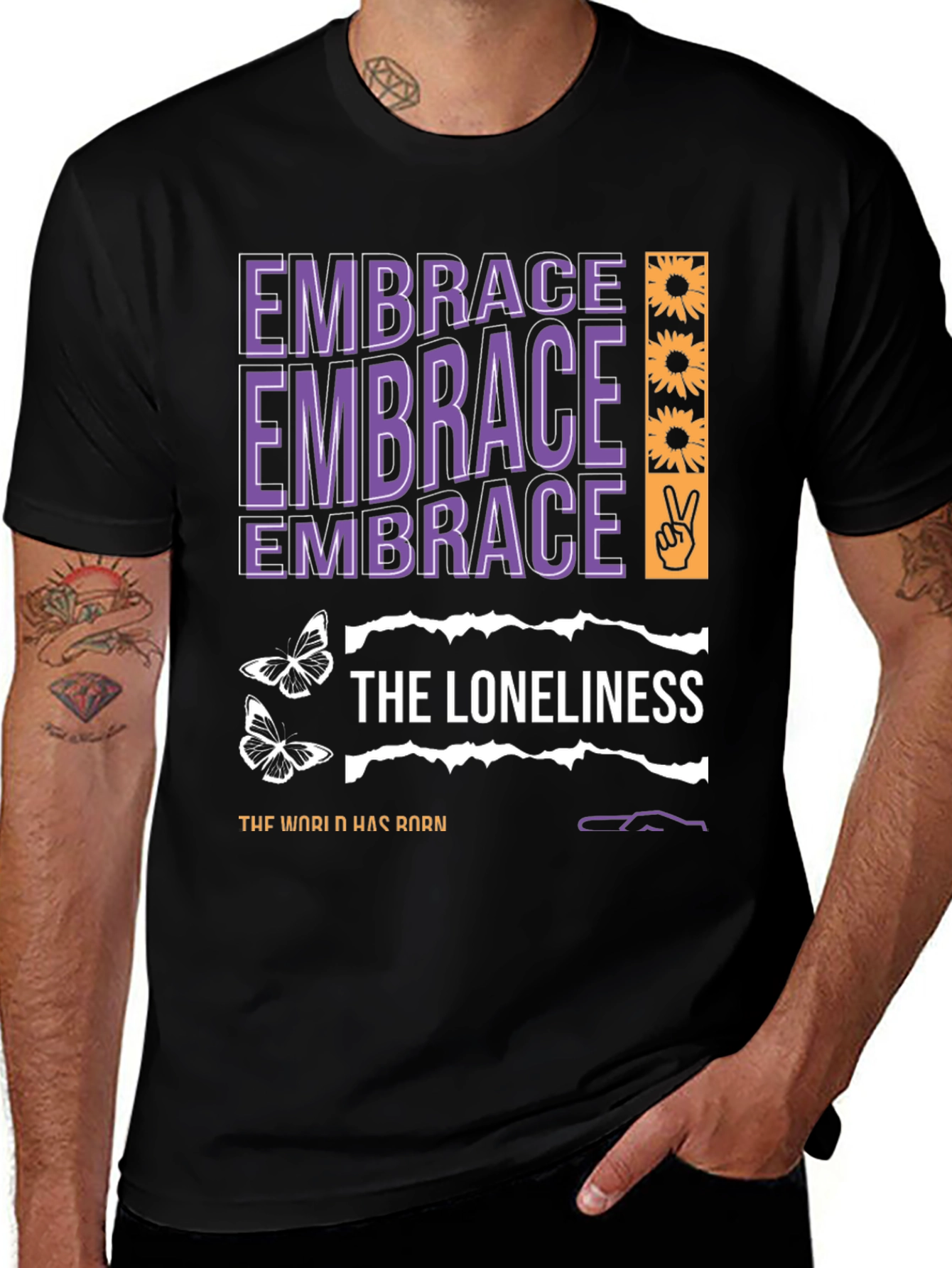 Variant 11 of Embrace Loneliness Graphic Tee