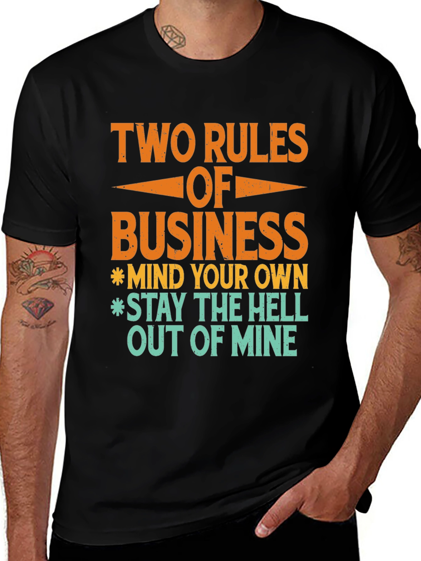 Variant 15 of Two Rules of Business T-Shirt