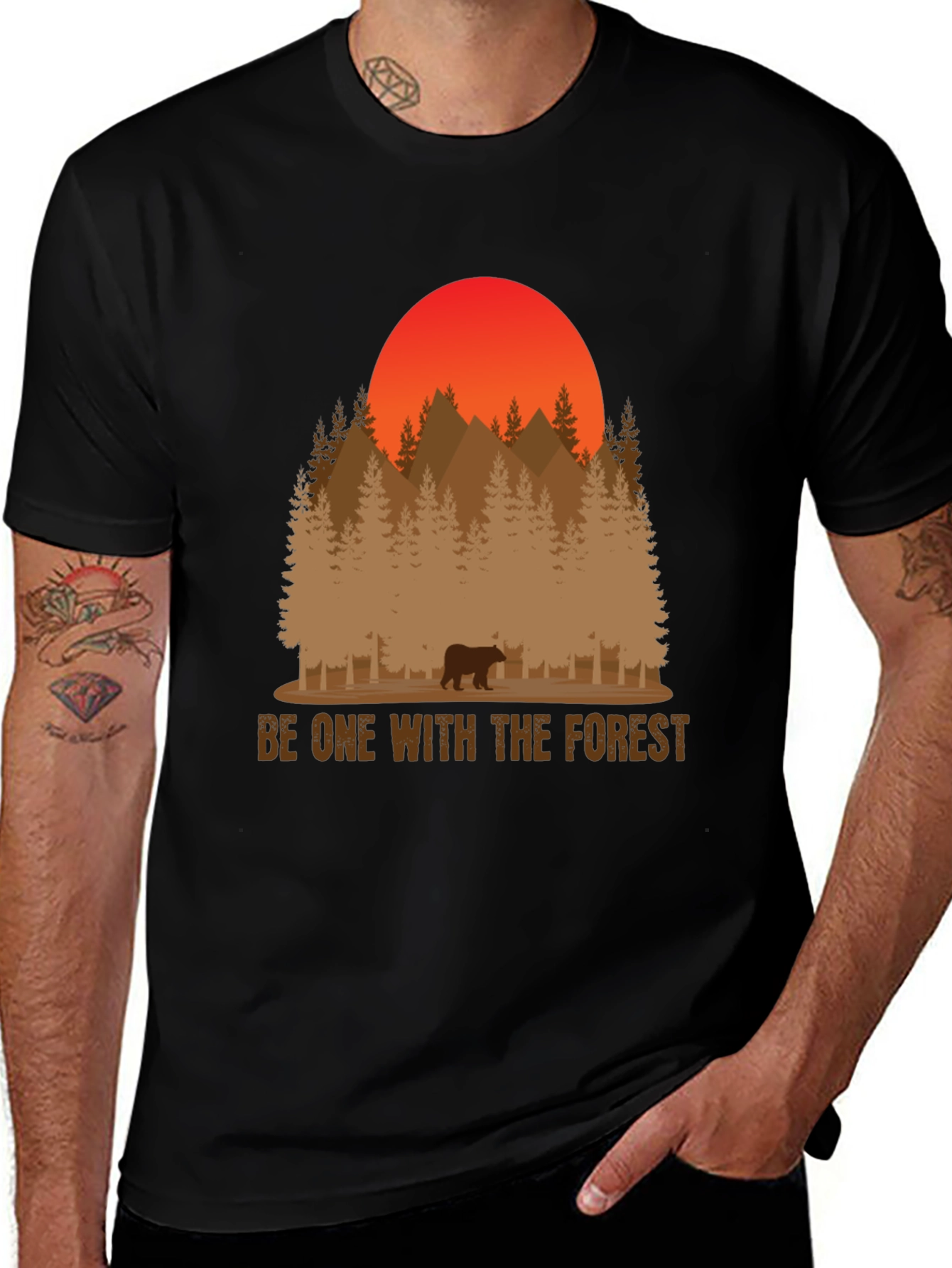 Variant 6 of Be One With The Forest Graphic T-Shirt