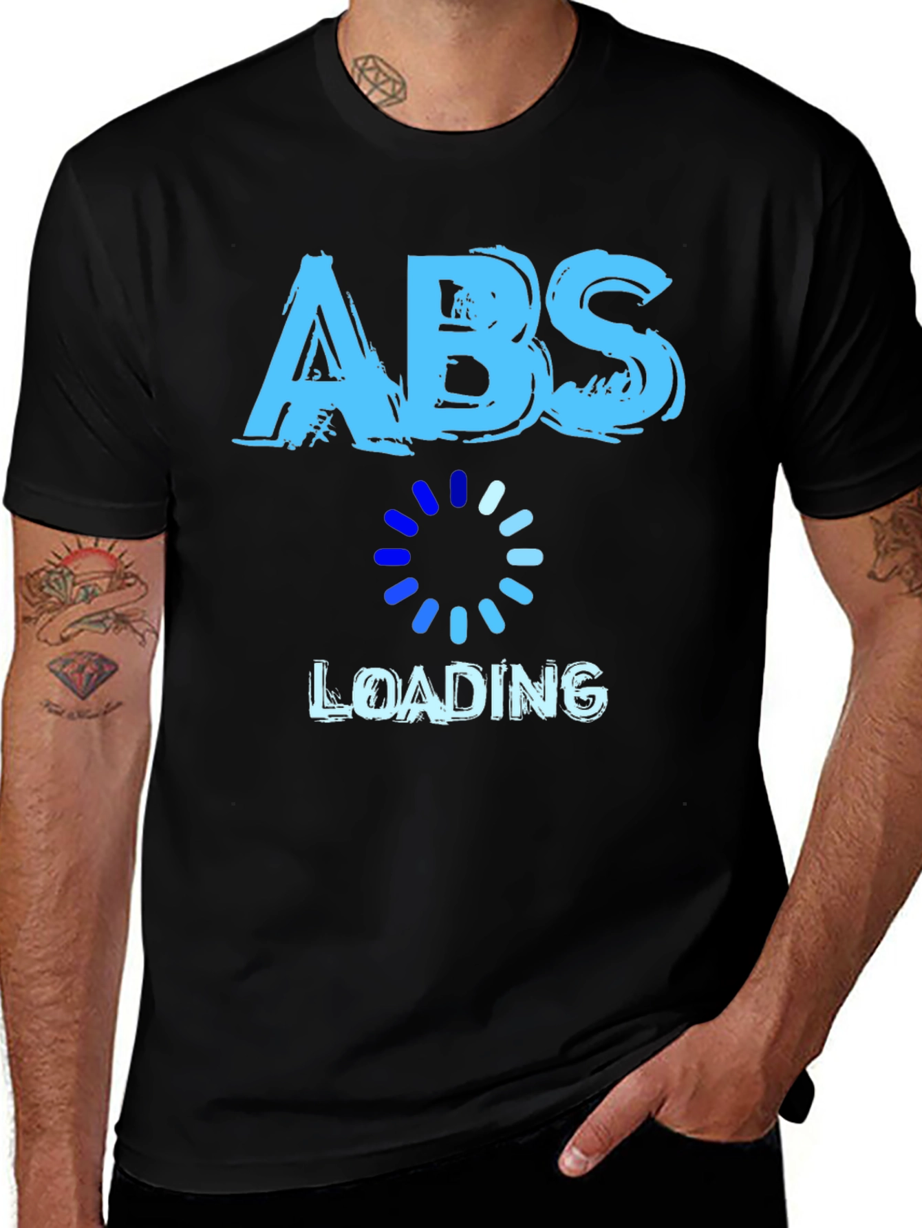 Variant 25 of ABS Loading Funny Workout T-Shirt
