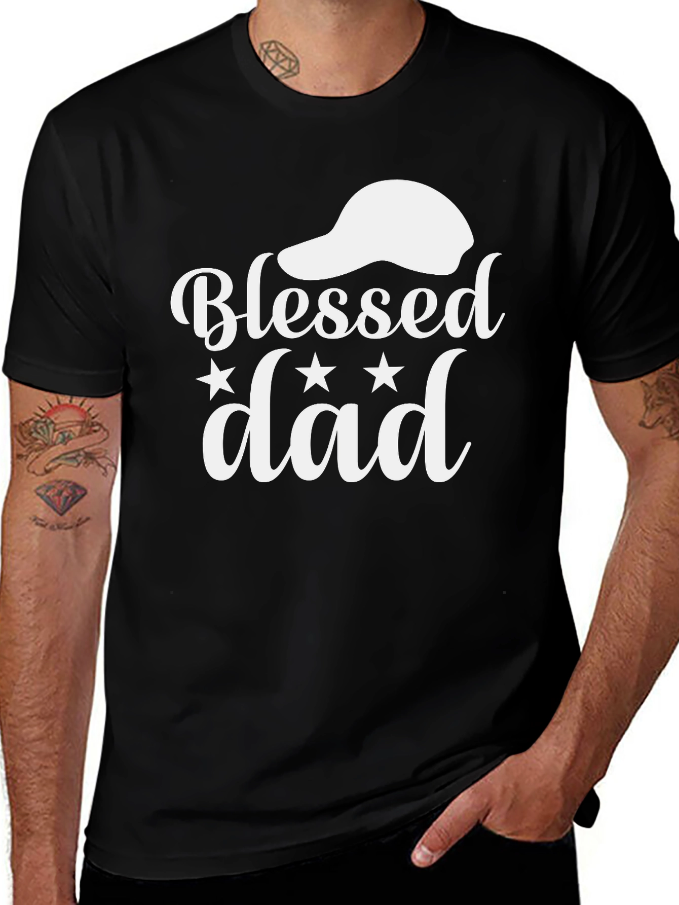 Variant 13 of Blessed Dad T-Shirt - Father's Day Gift