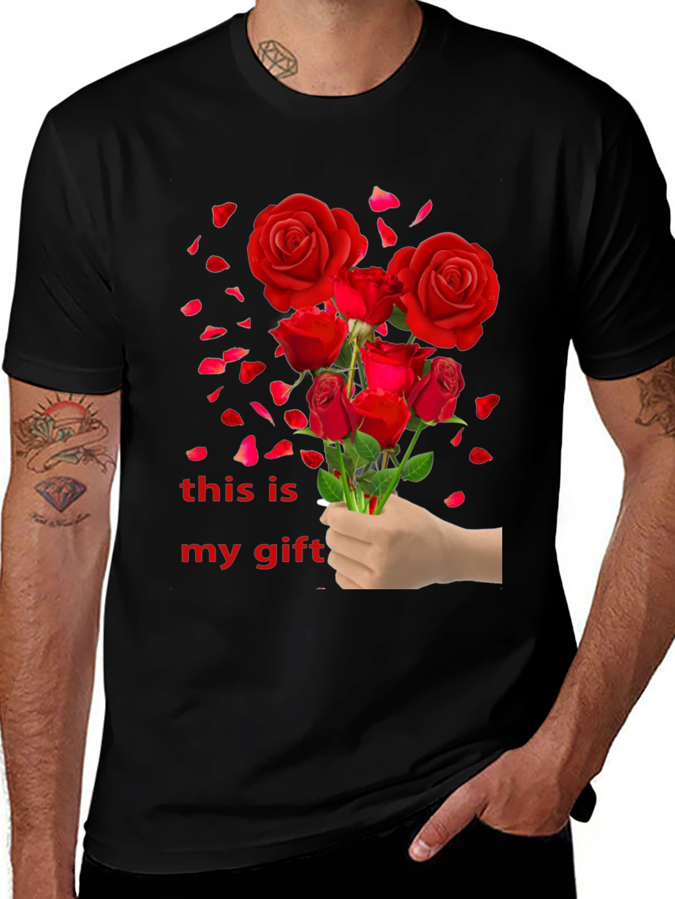 Red Roses Gift T-Shirt