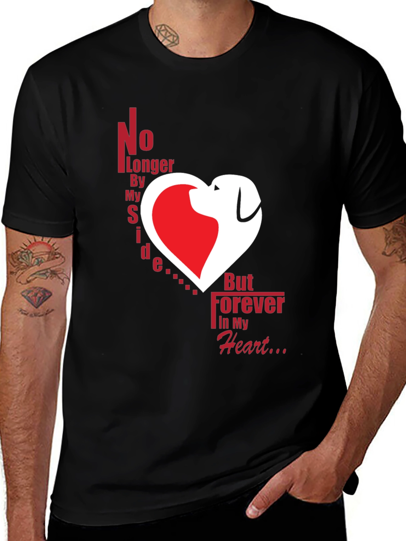 Variant 24 of Dog Memorial T-Shirt - Forever In My Heart