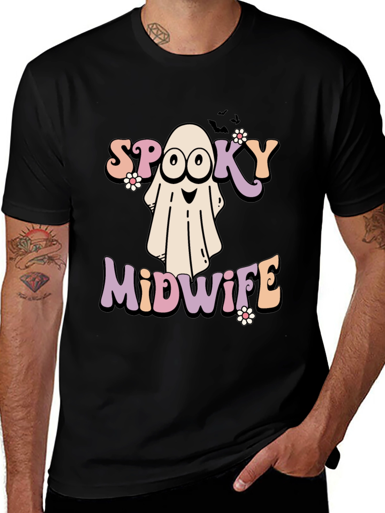 Spooky Midwife Halloween T-Shirt