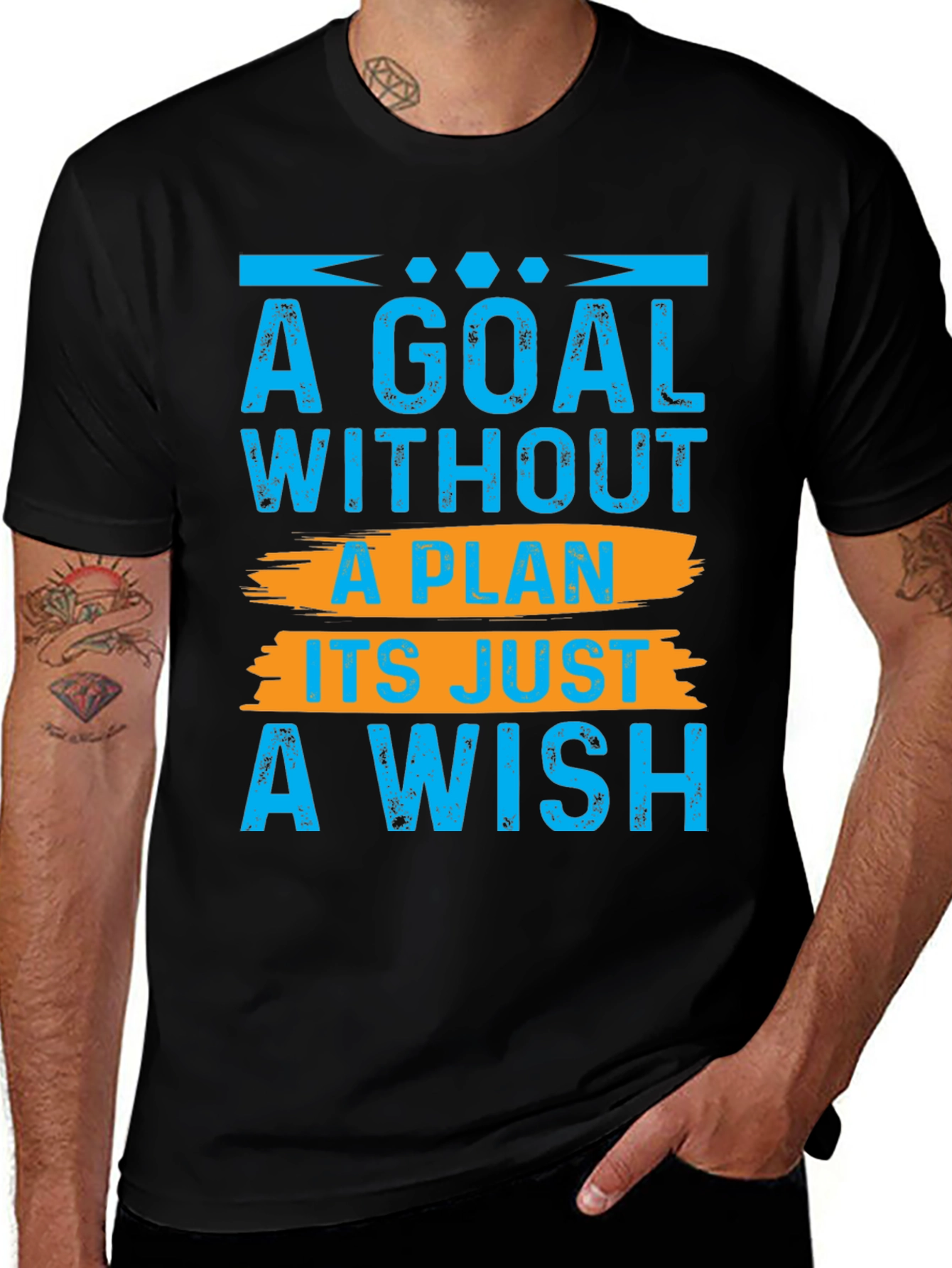 Variant 12 of Goal Without Plan T-Shirt - Motivational Tee
