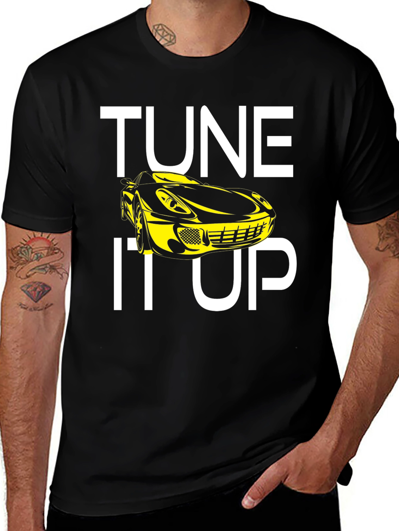 Tune It Up Car Graphic T-Shirt