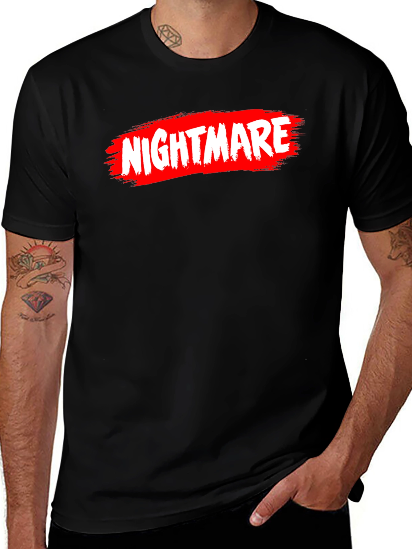 Variant 15 of Nightmare Graphic Tee - Bold & Edgy Style