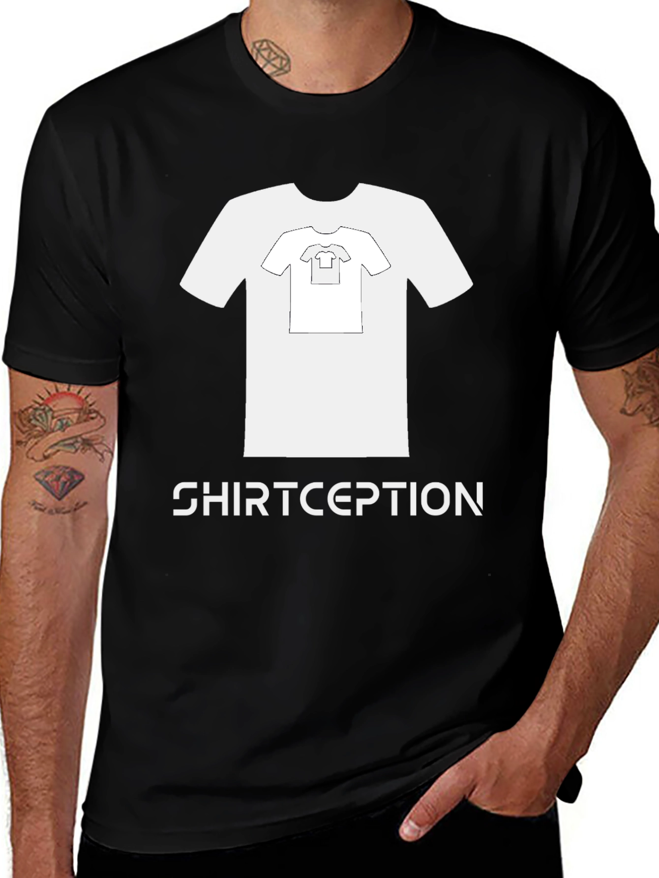 Variant 3 of Shirtception Graphic Tee - Funny Inception Design