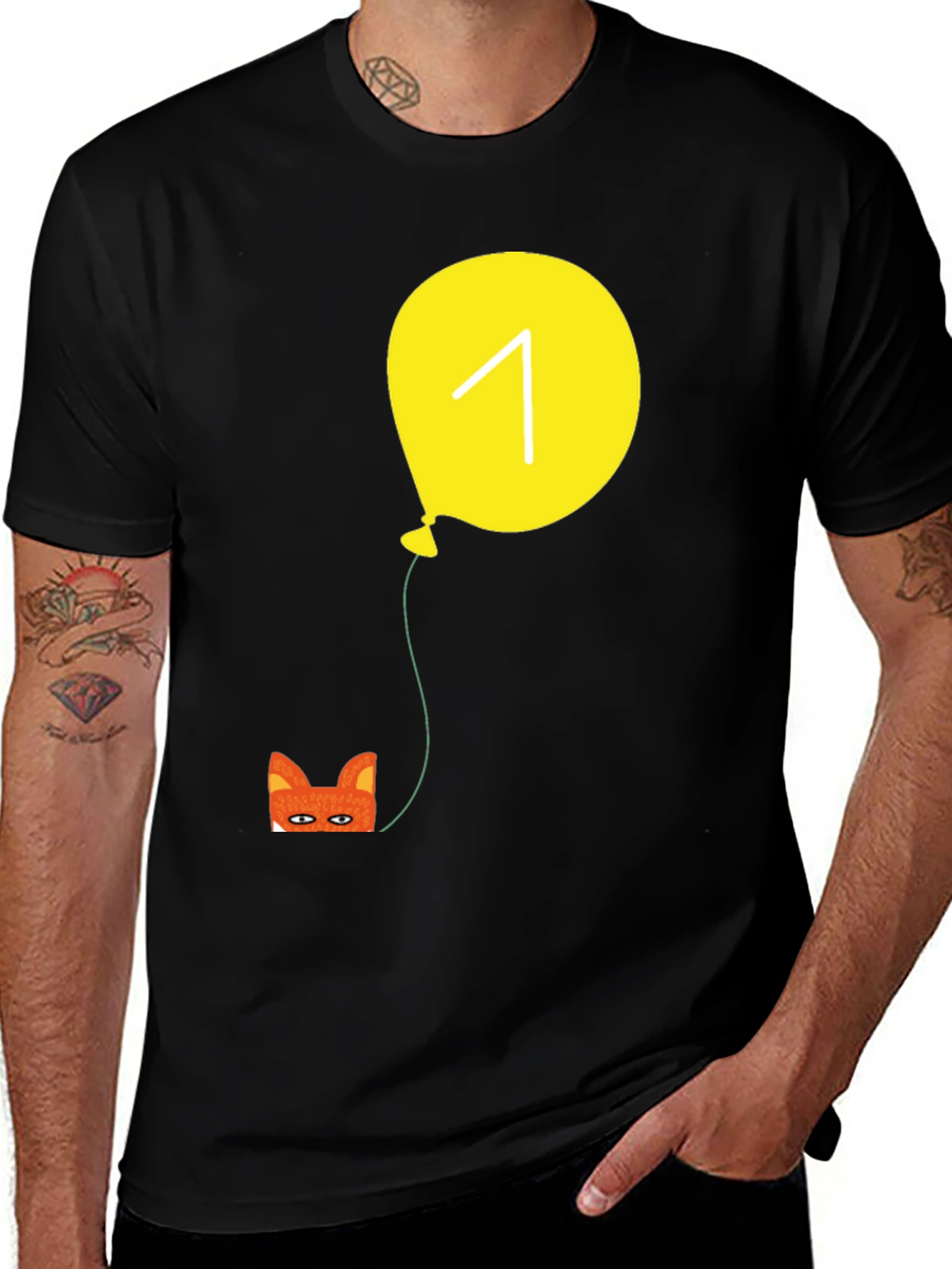 Variant 3 of Balloon Fox T-Shirt