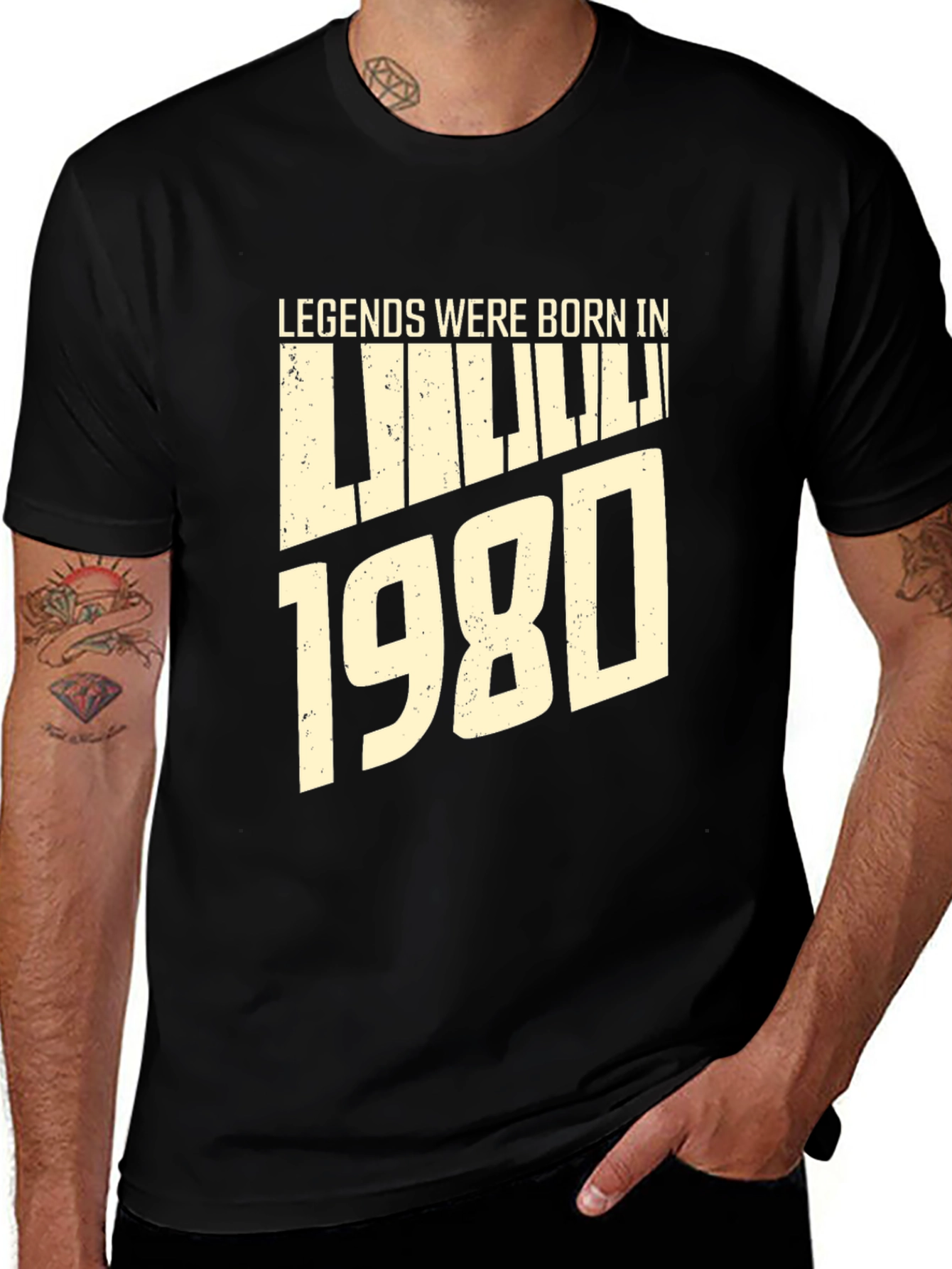 Variant 20 of Legends Born in 1980 Graphic Tee