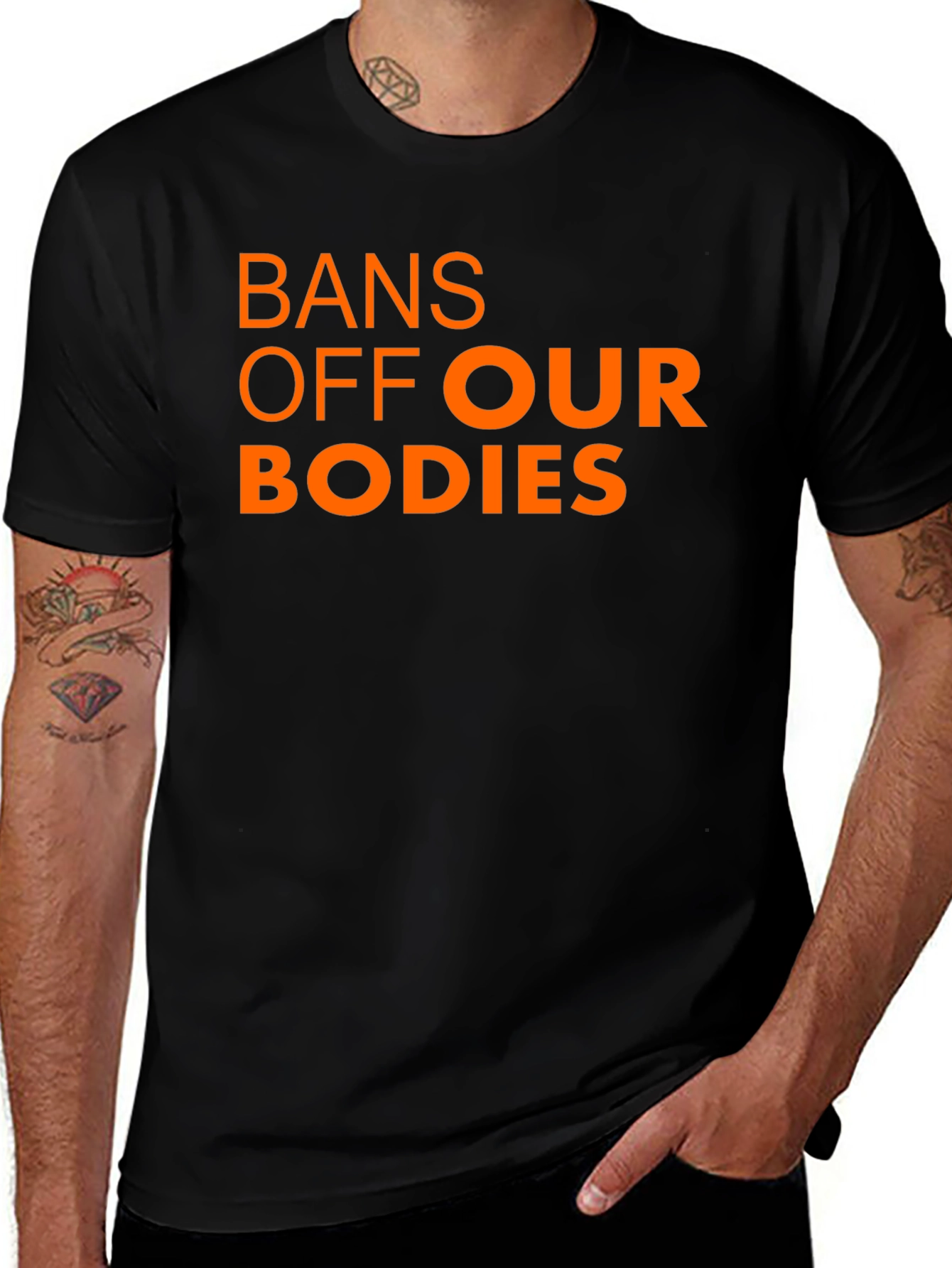 Variant 9 of Bans Off Our Bodies Graphic Tee - Pro Choice T-Shirt