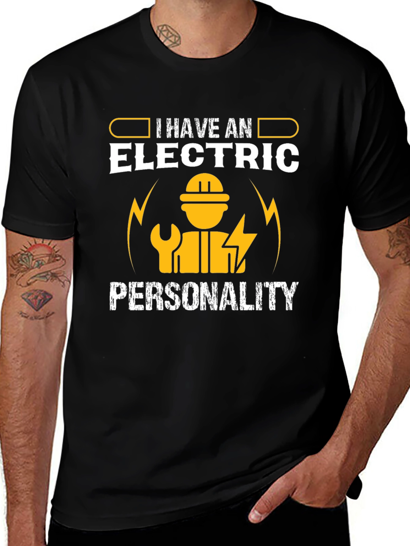 Variant 18 of Electrician Personality T-Shirt