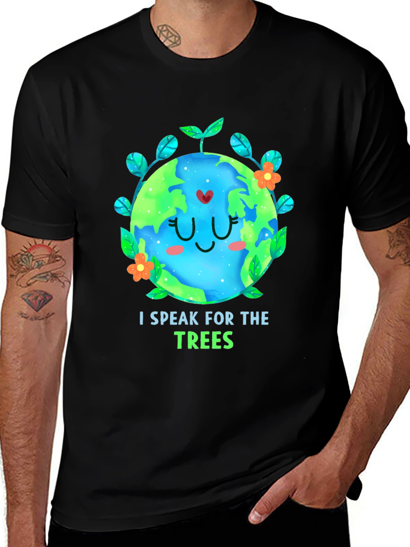 Earth Day 'I Speak For The Trees' Graphic T-Shirt