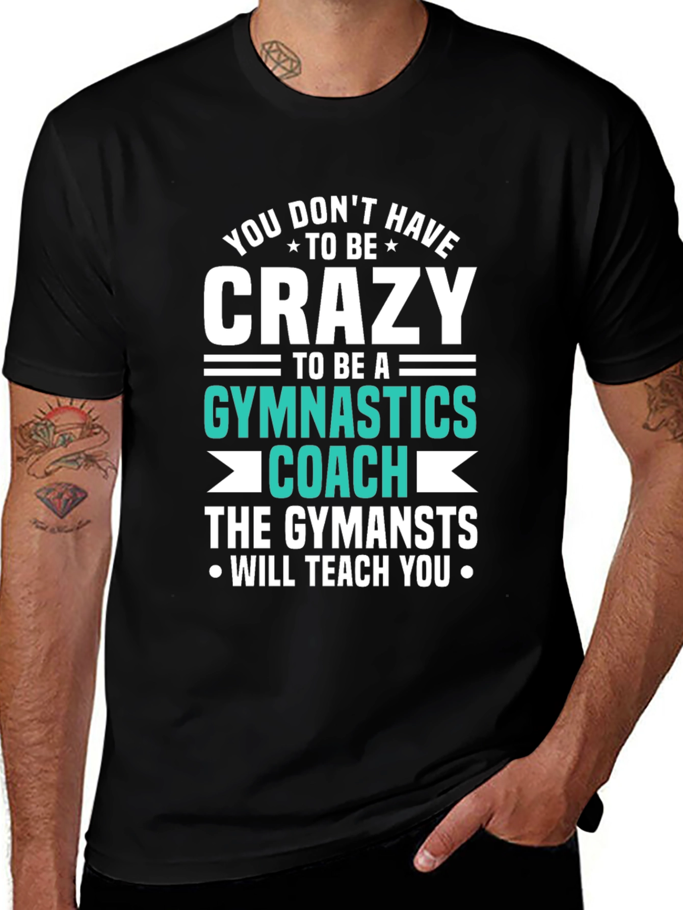 Variant 11 of Crazy Gymnastics Coach T-Shirt