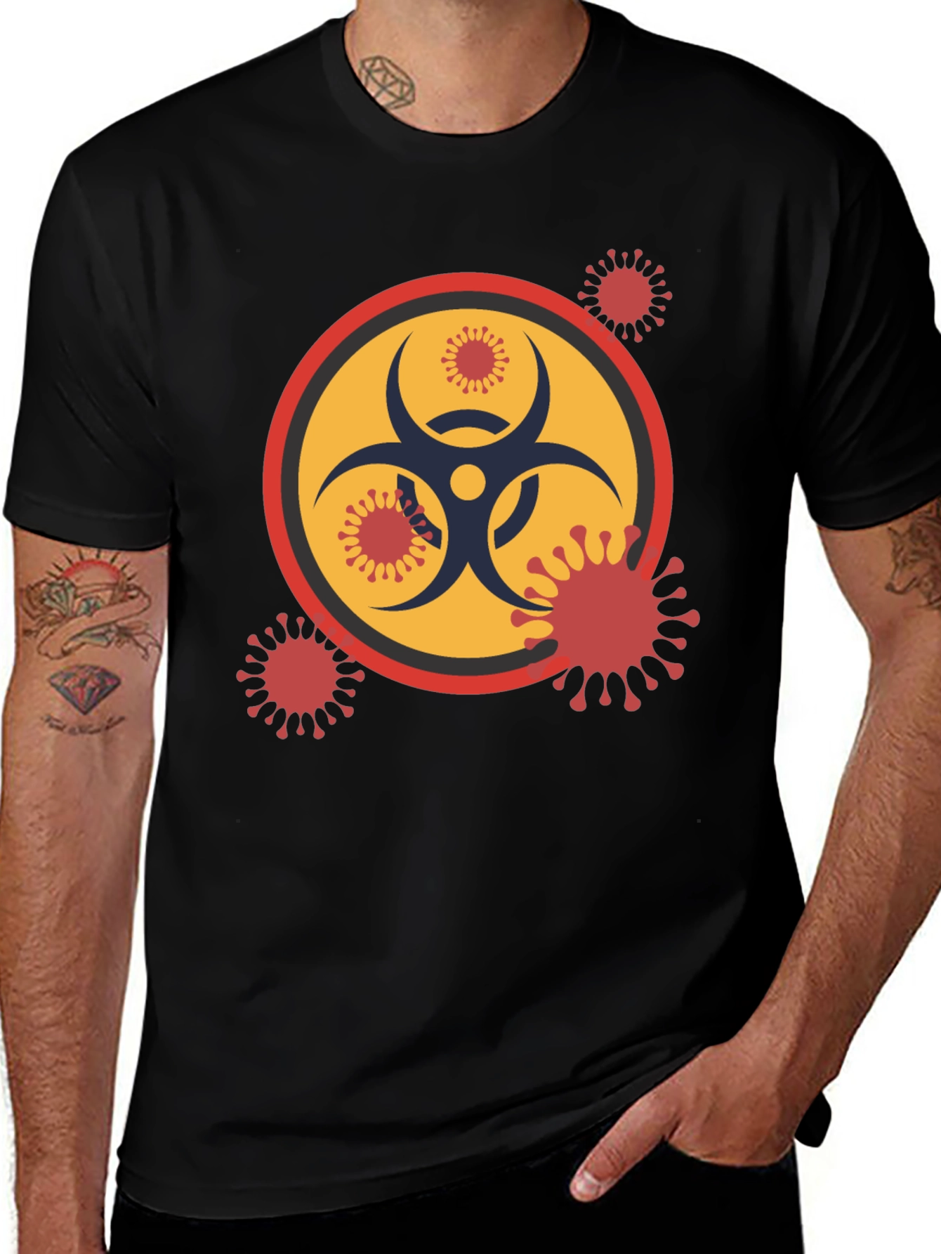 Variant 7 of Biohazard Pandemic Graphic T-Shirt