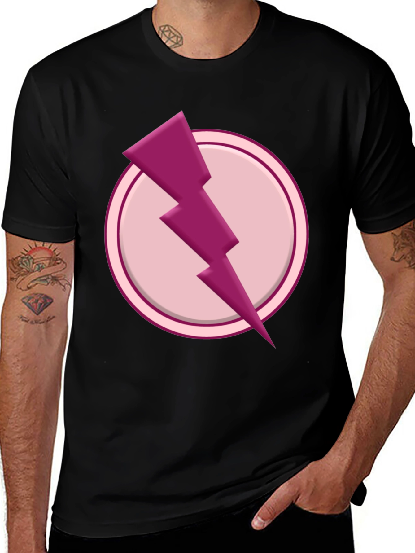 Variant 10 of Lightning Bolt Graphic Tee - Stylish & Comfortable