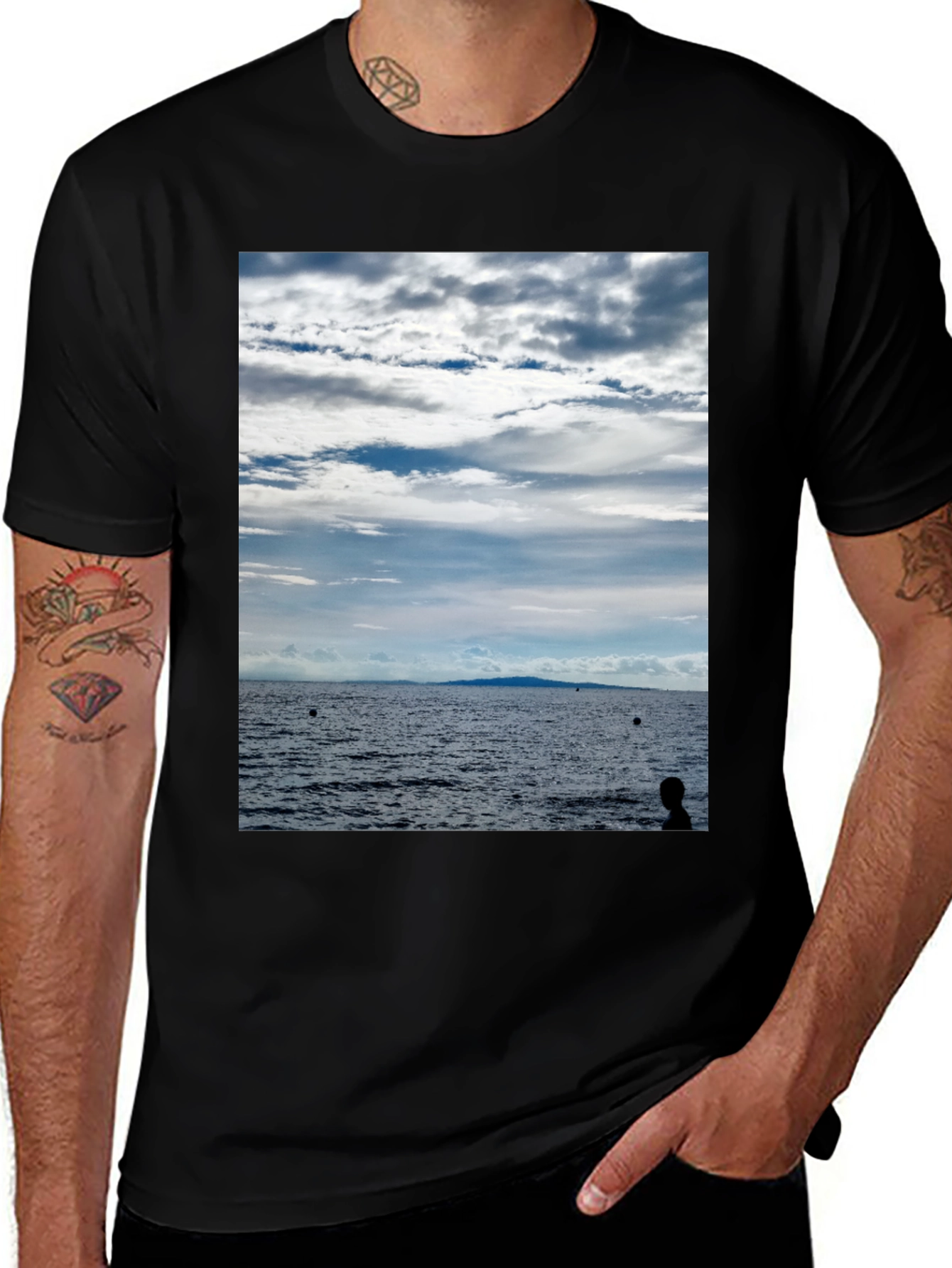 Variant 3 of Ocean View Graphic Tee - Relaxed Fit