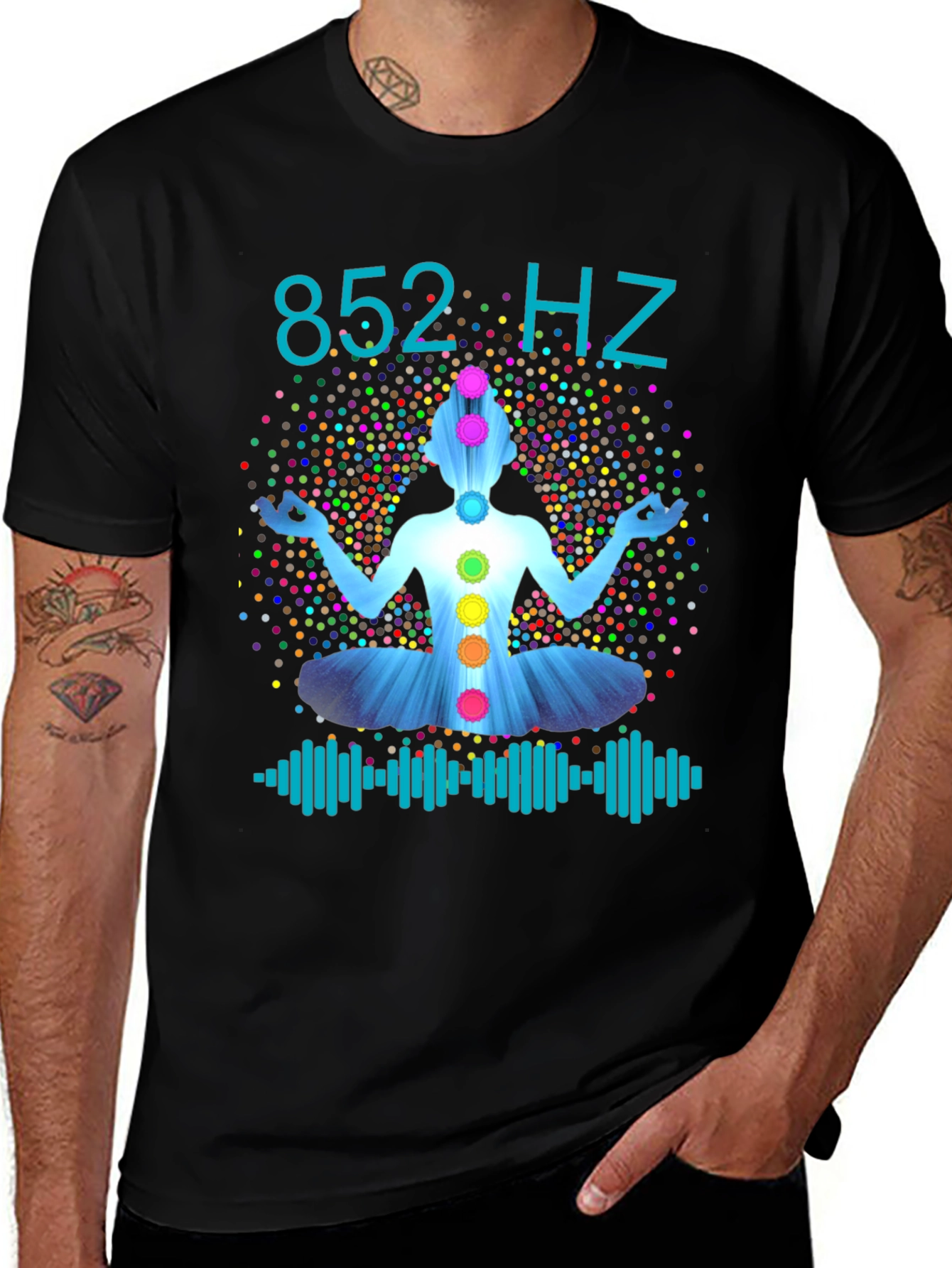 Variant 20 of 852 Hz Chakra Meditation T-Shirt
