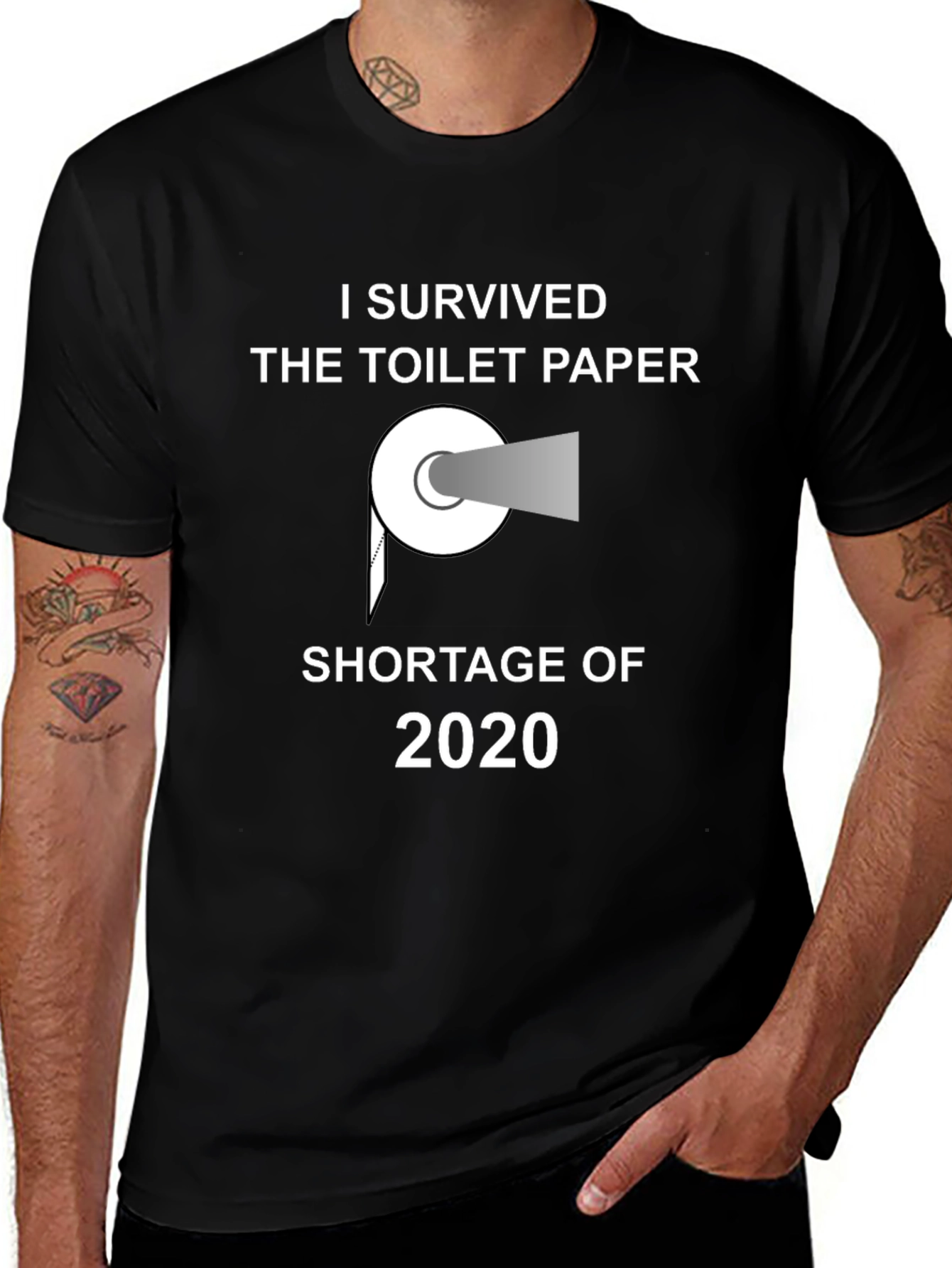 Variant 26 of I Survived Toilet Paper Shortage 2020 T-Shirt