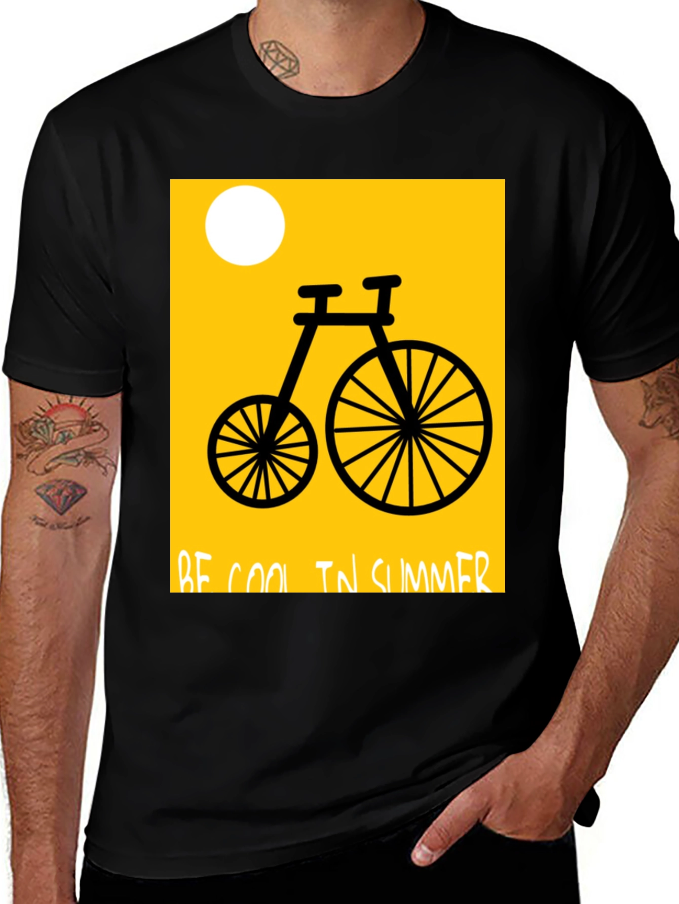 Cool Summer Bike Graphic Tee