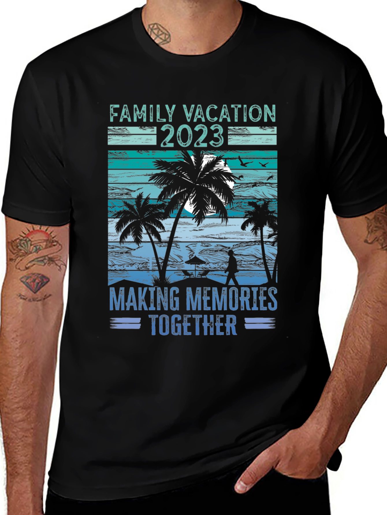 Variant 24 of Family Vacation 2023 T-Shirt - Making Memories Together