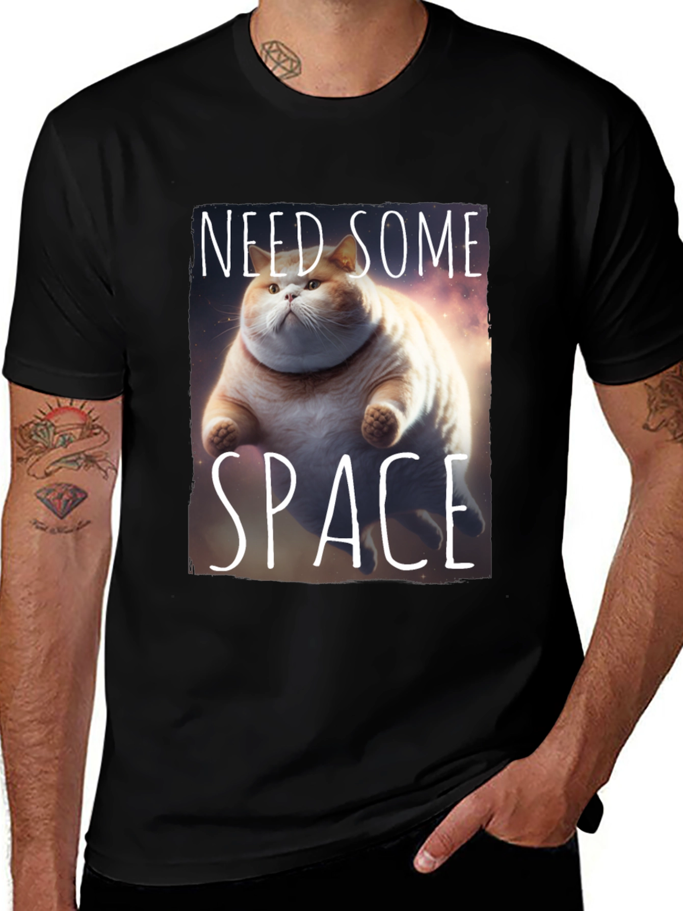 Variant 8 of Need Some Space Cat T-Shirt