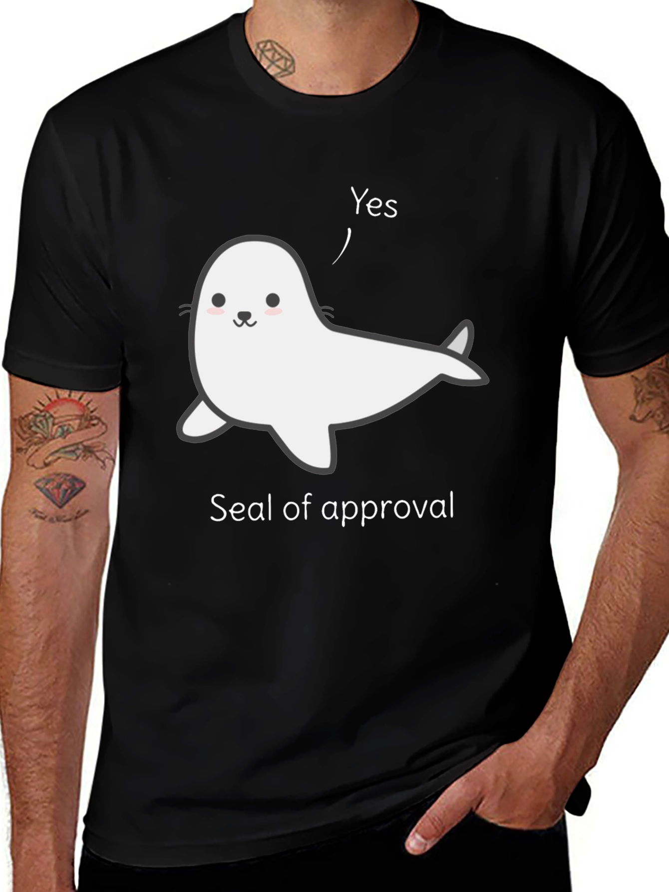 Variant 16 of Seal of Approval T-Shirt - Funny Animal Tee