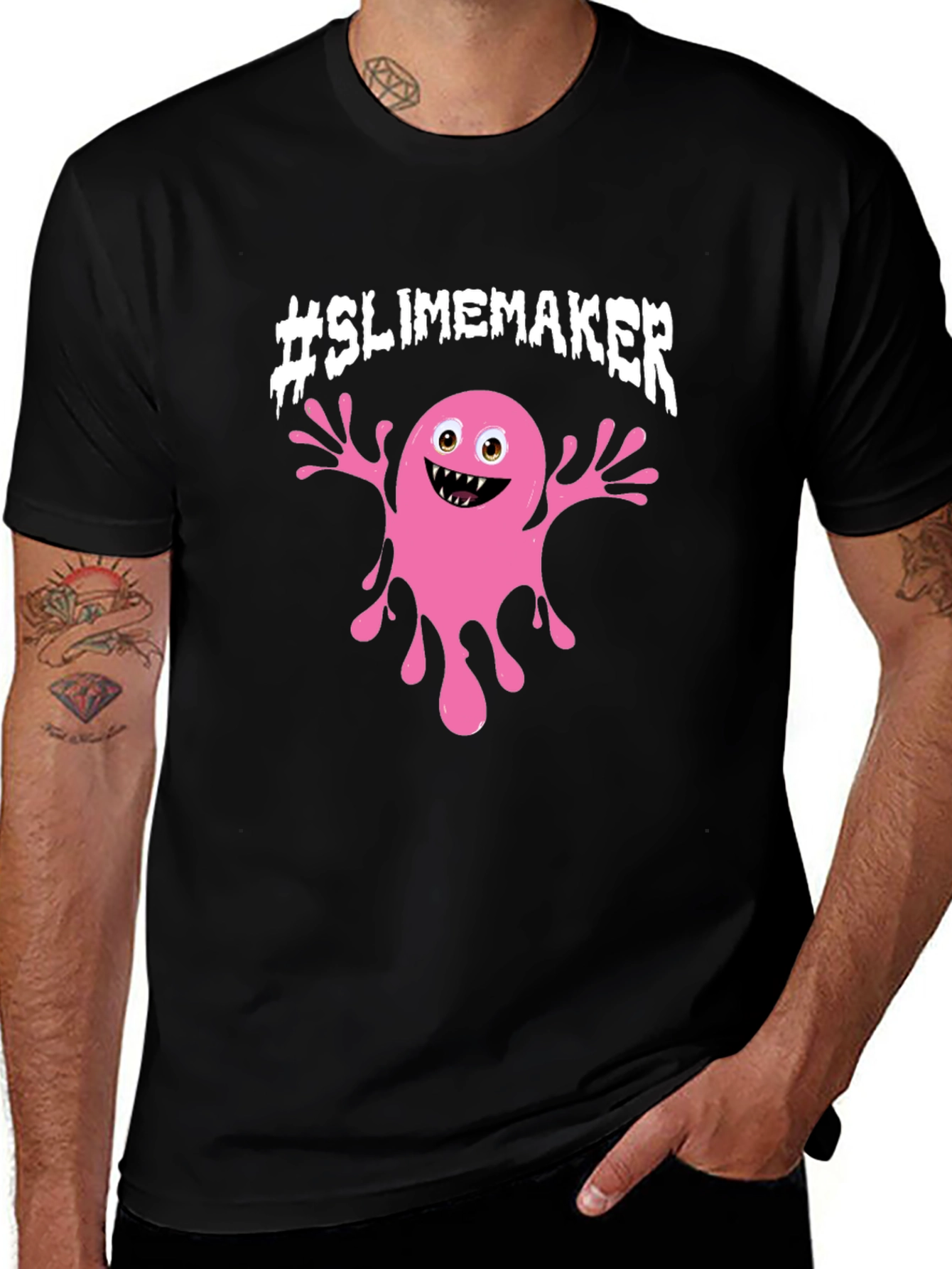 Variant 11 of Slime Maker Graphic T-Shirt - Fun & Unique Design