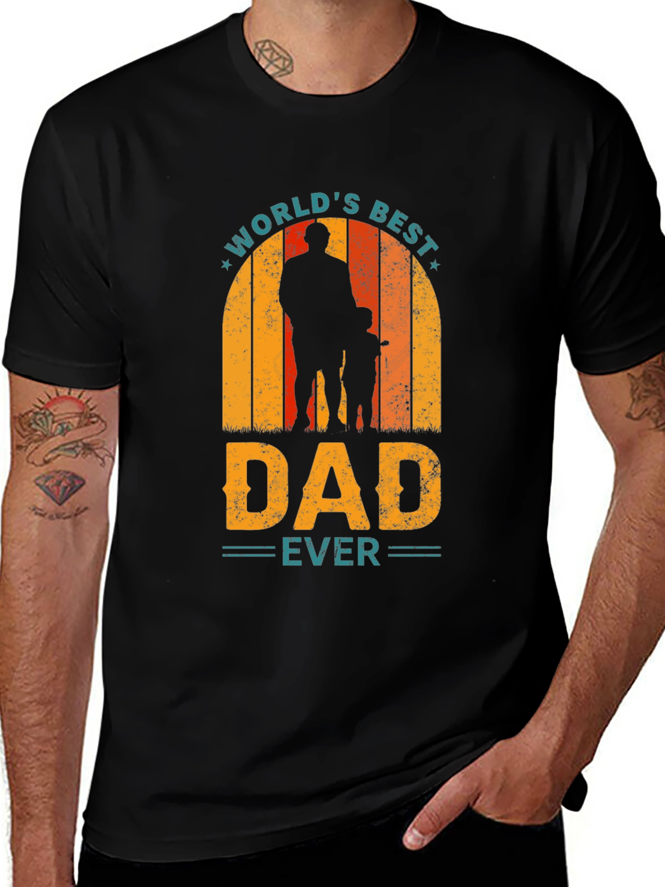 Variant 6 of World's Best Dad Ever T-Shirt