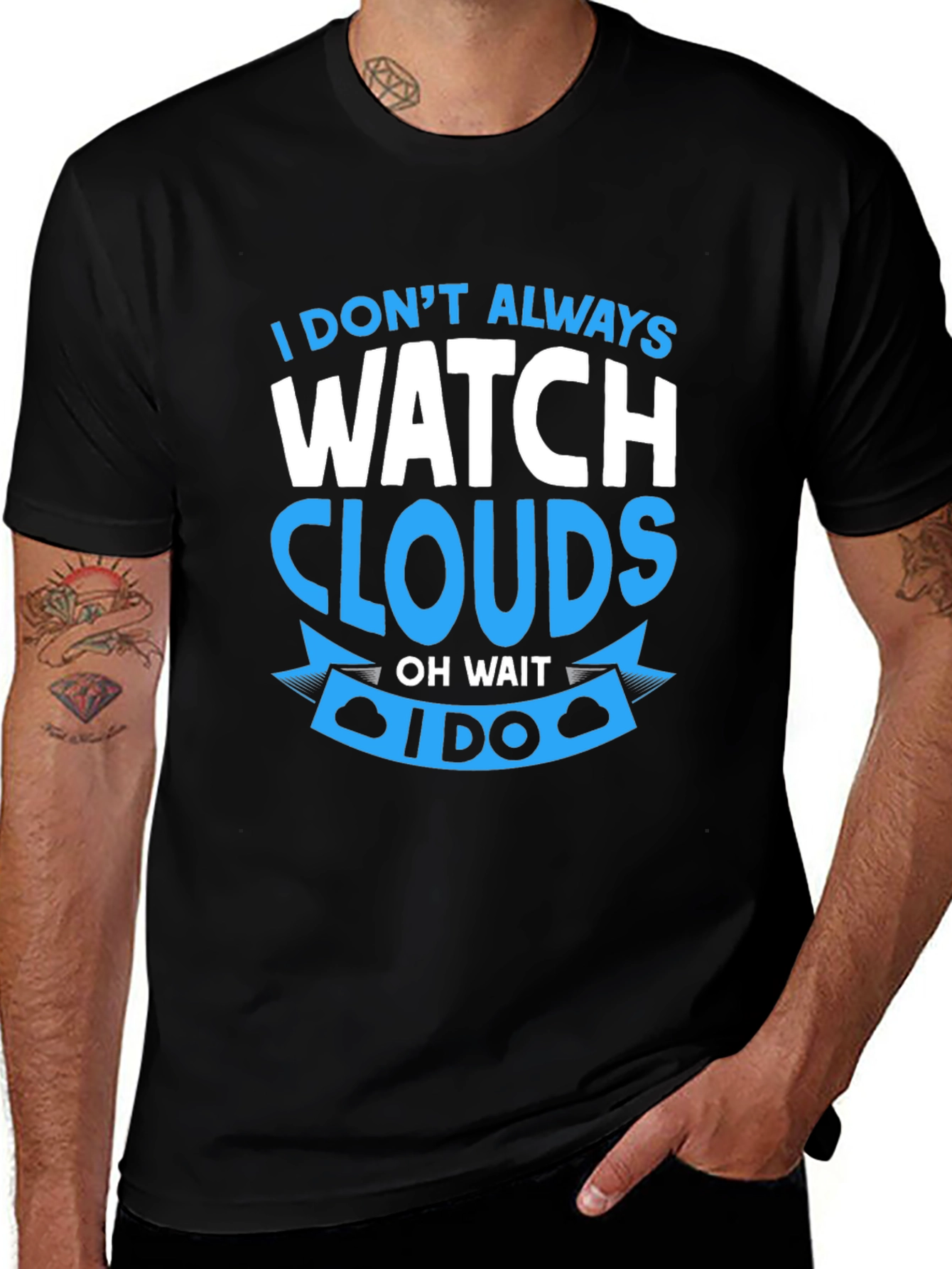 Variant 30 of Funny Cloud Watching T-Shirt