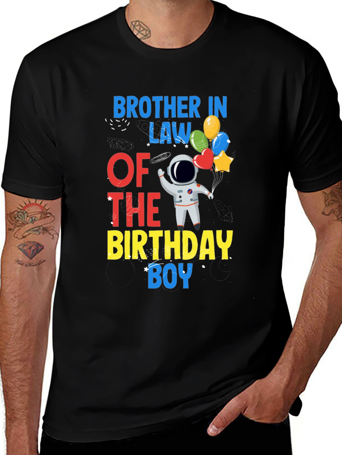 Variant 18 of Brother In Law of the Birthday Boy T-Shirt
