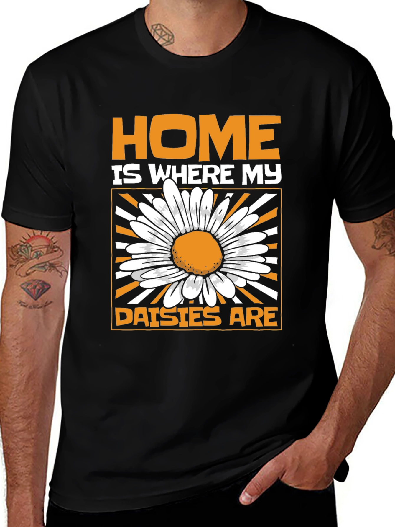Variant 25 of Home is Where My Daisies Are T-Shirt