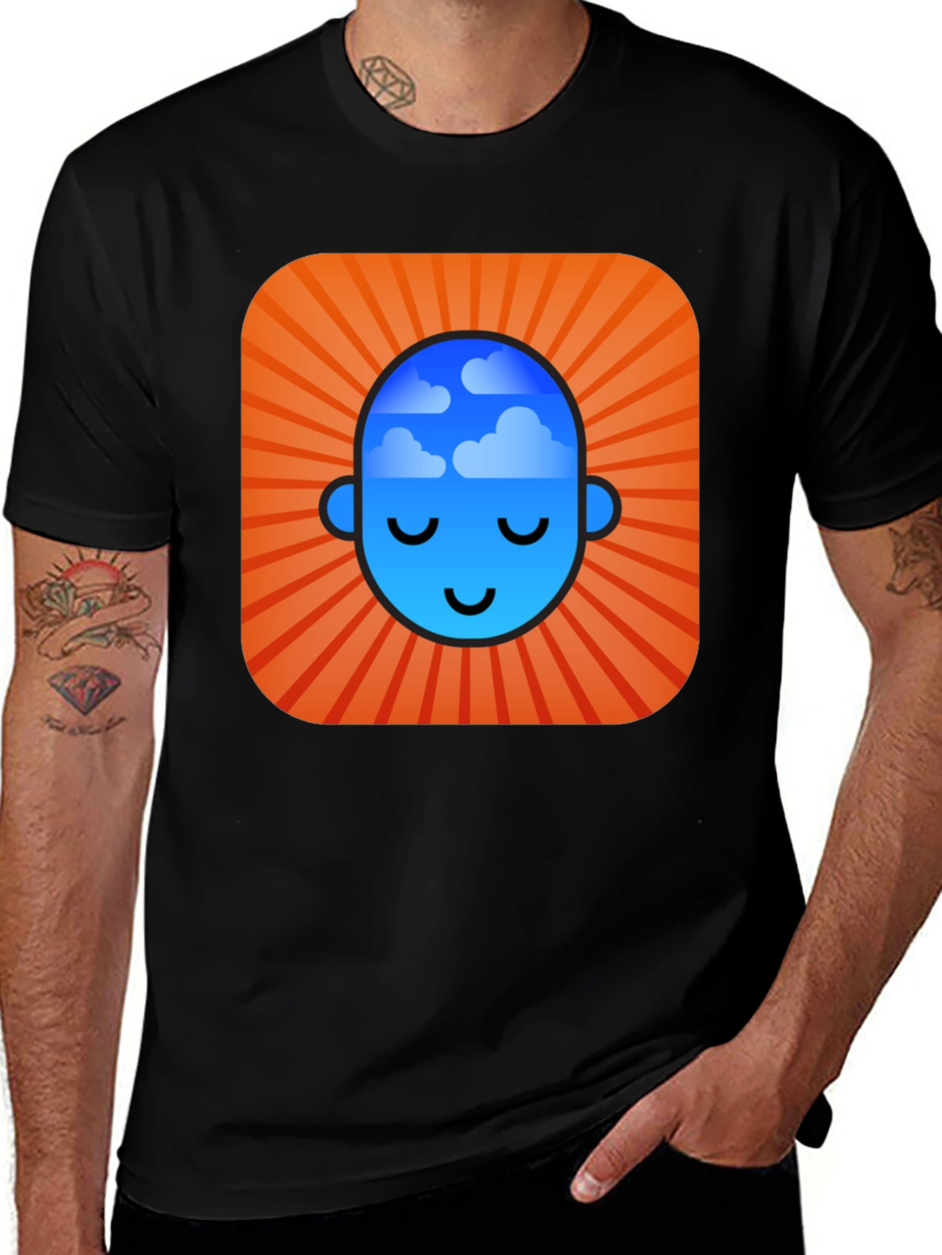 Variant 3 of Zen Mind T-Shirt - Cloud Head Graphic Tee