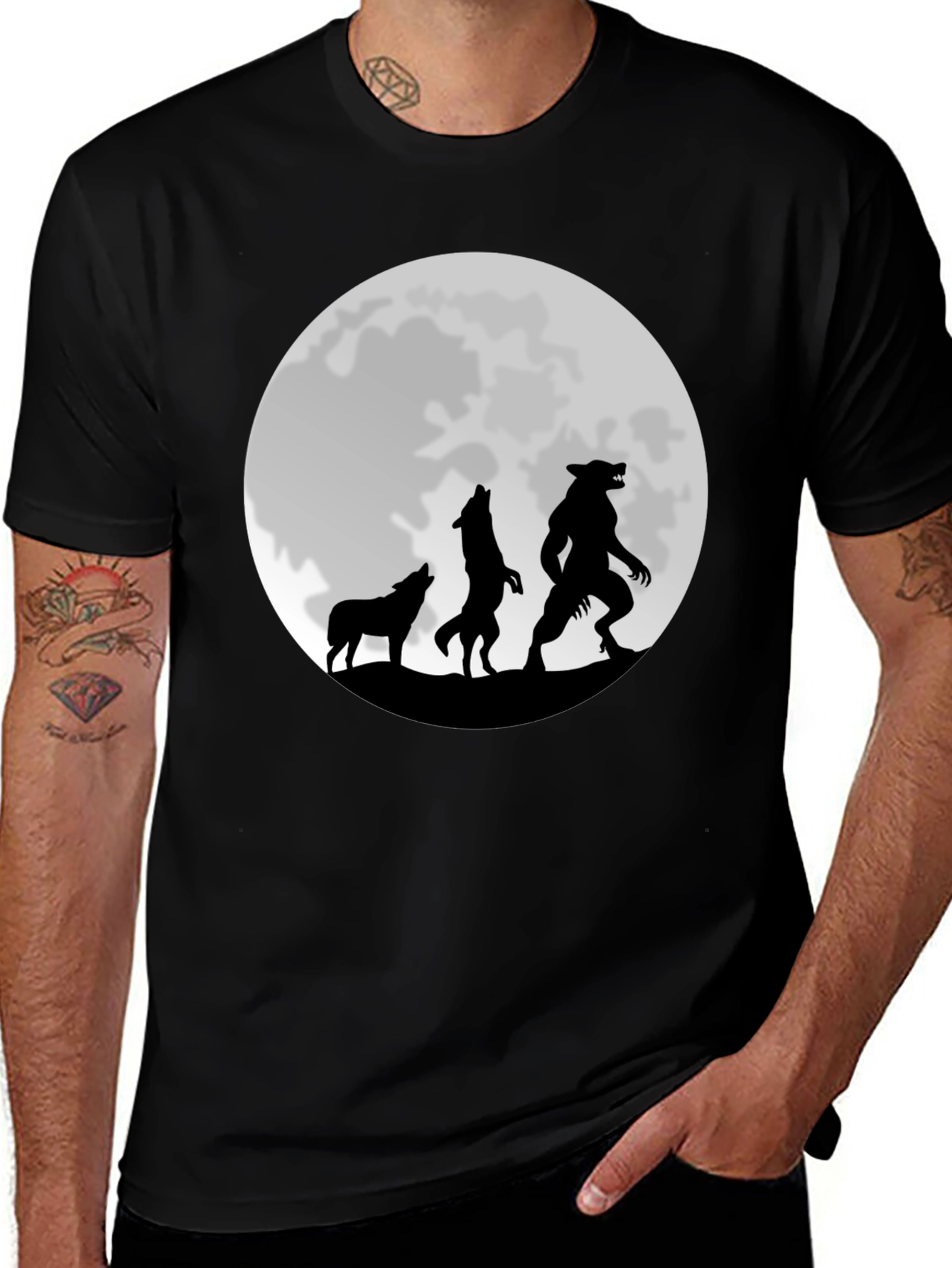 Variant 13 of Werewolf Moon Graphic T-Shirt