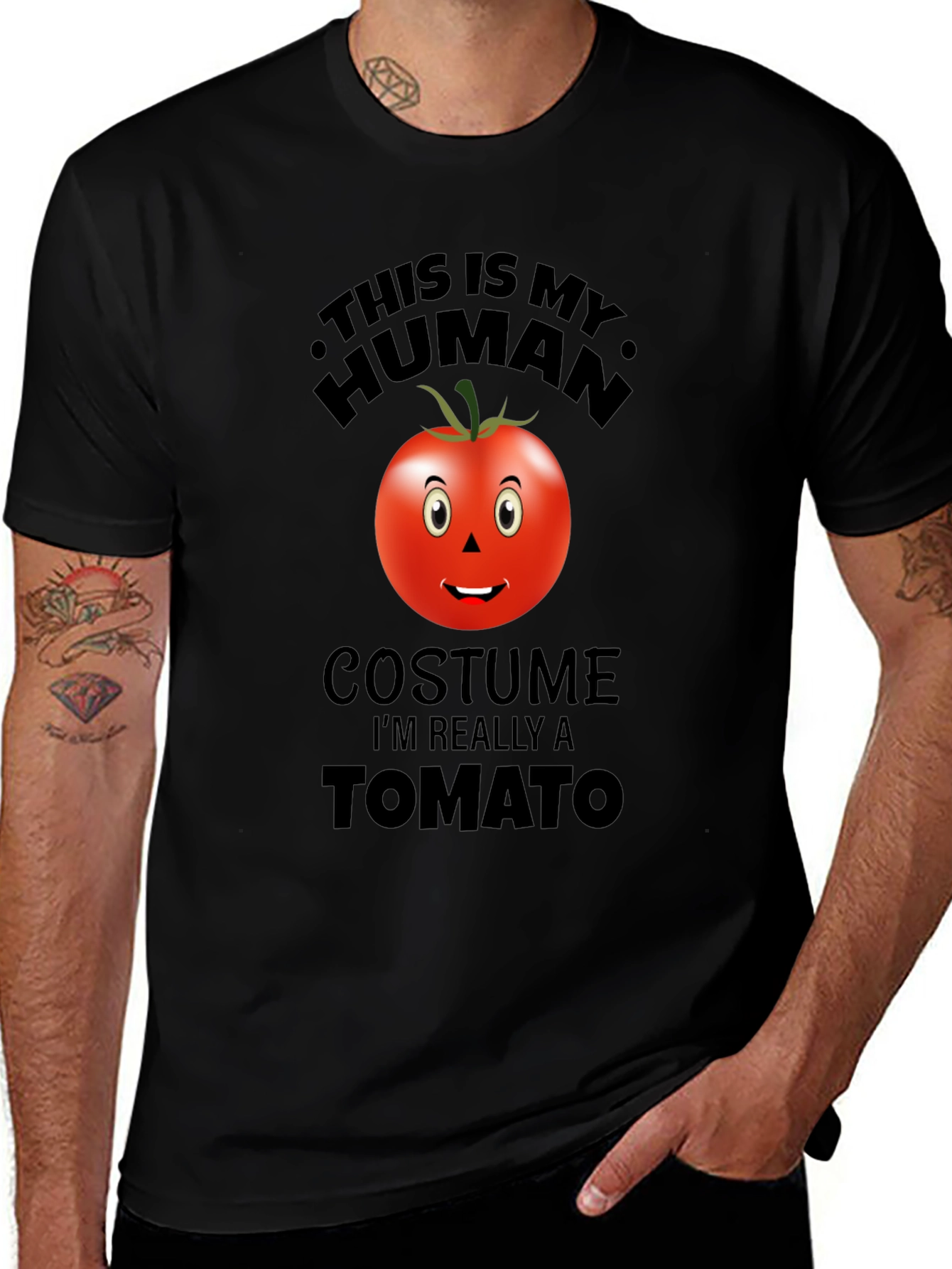 Human Costume Tomato Funny Novelty T-Shirt