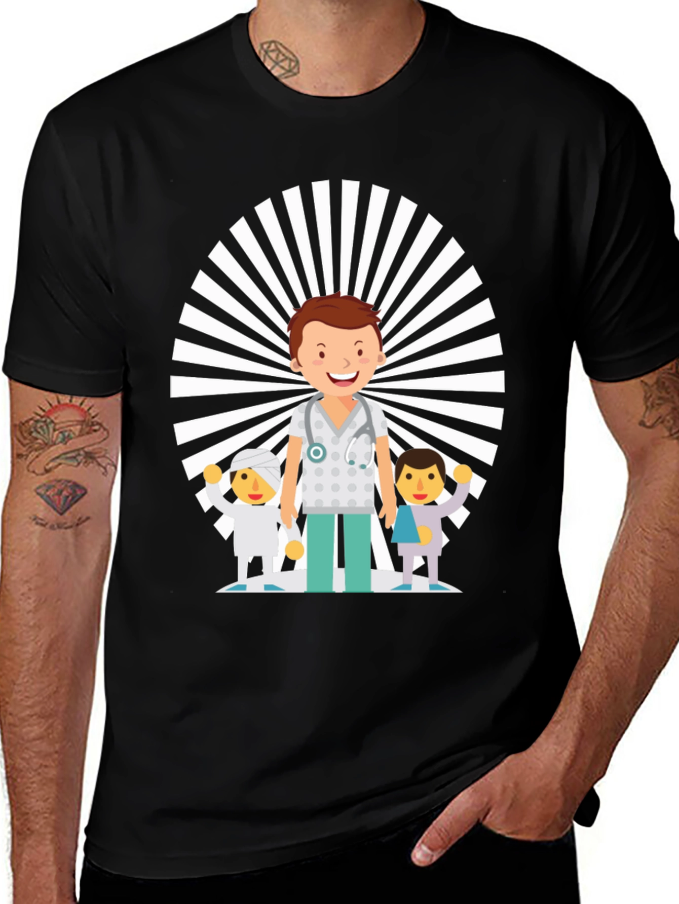 Variant 15 of Doctor Cartoon Graphic T-Shirt