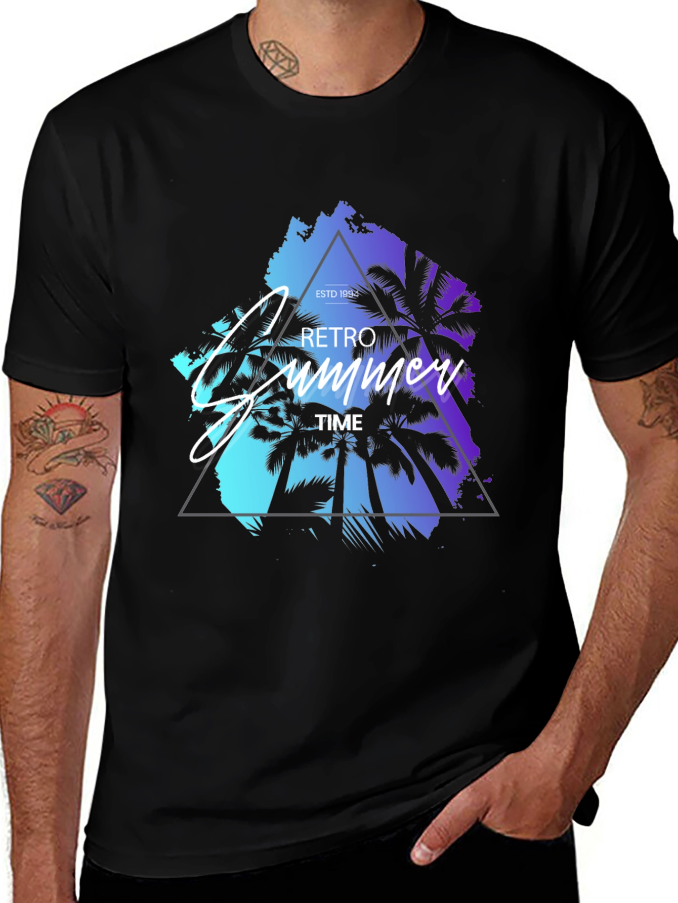Variant 17 of Retro Summer Time Graphic Tee