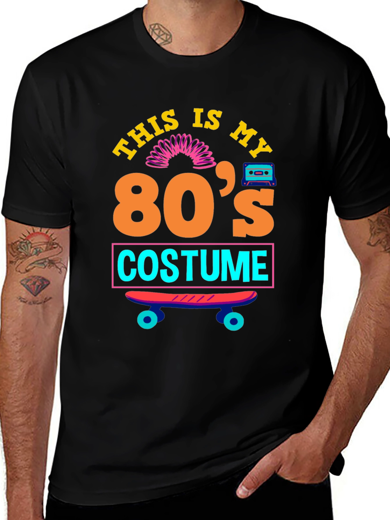 Variant 13 of Retro 80's Costume T-Shirt - Funny Throwback Tee
