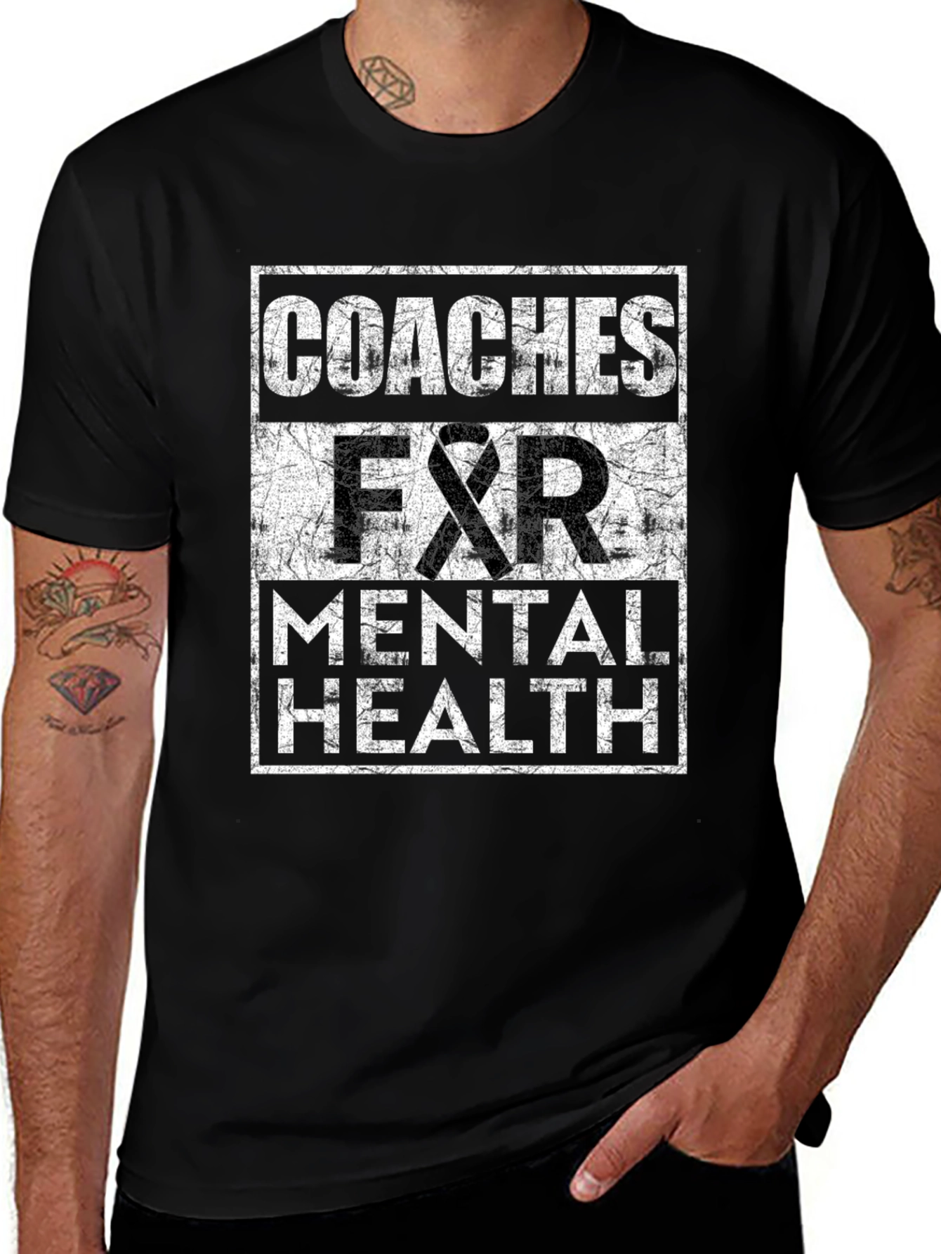 Variant 22 of Coaches for Mental Health T-Shirt - Support Awareness