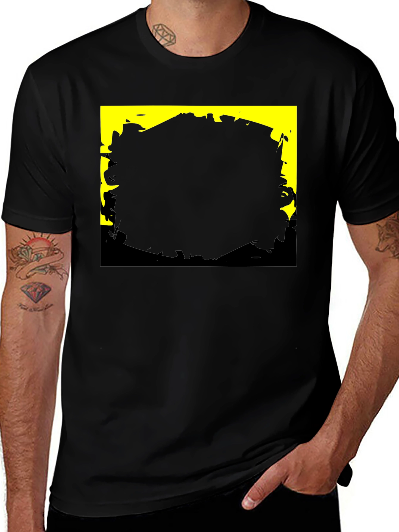 Variant 5 of Abstract Graphic Black T-Shirt
