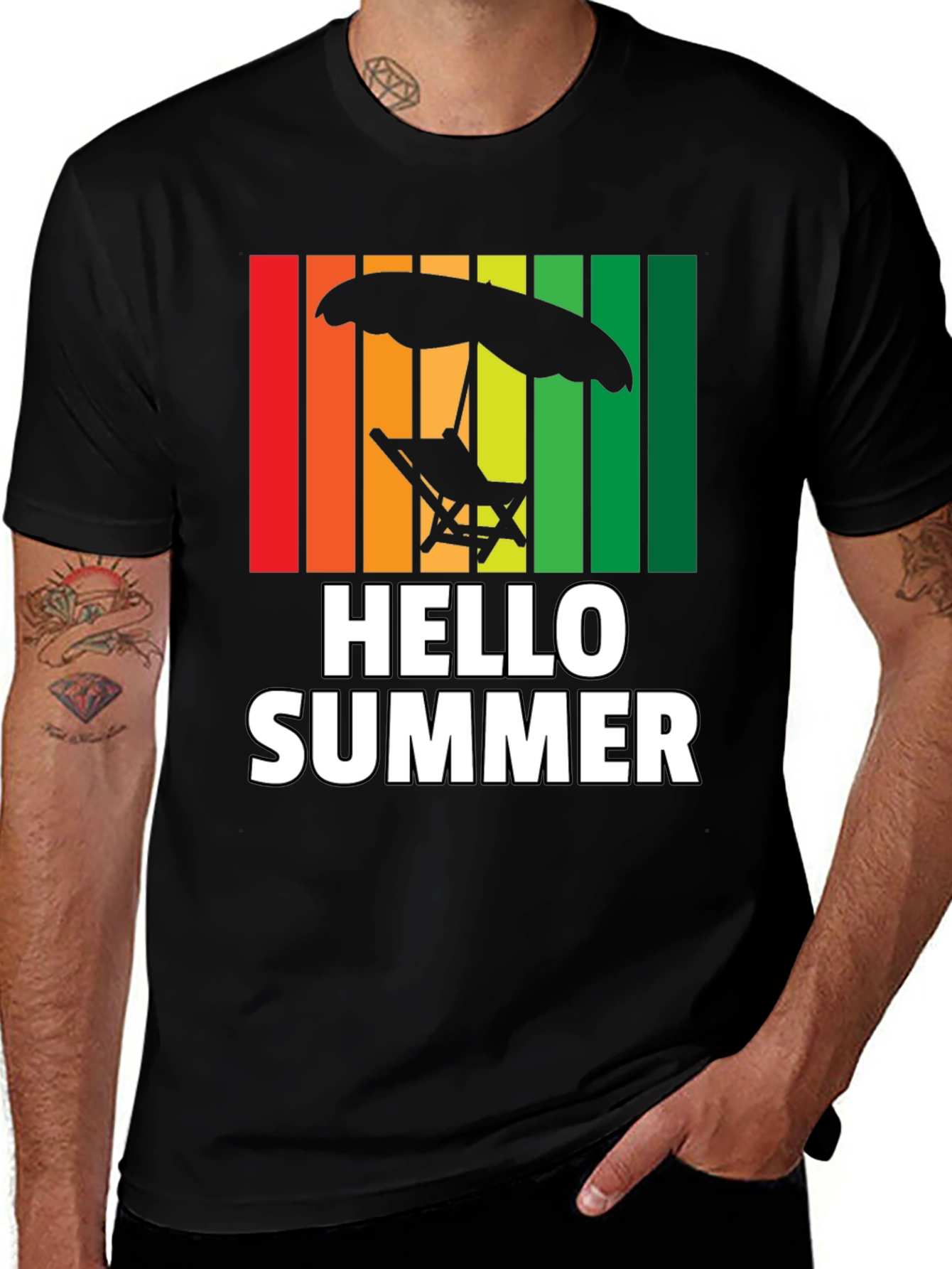 Variant 16 of Hello Summer Graphic T-Shirt