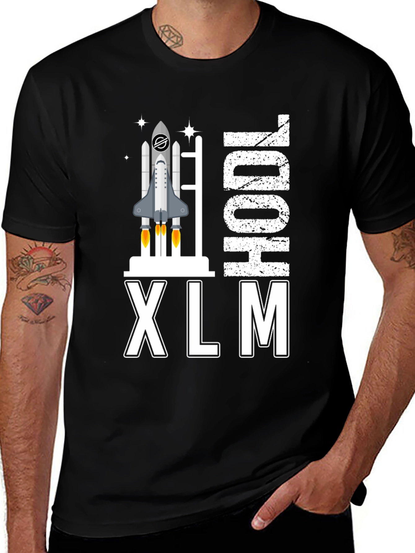 HODL XLM T-Shirt Crypto Space Launch