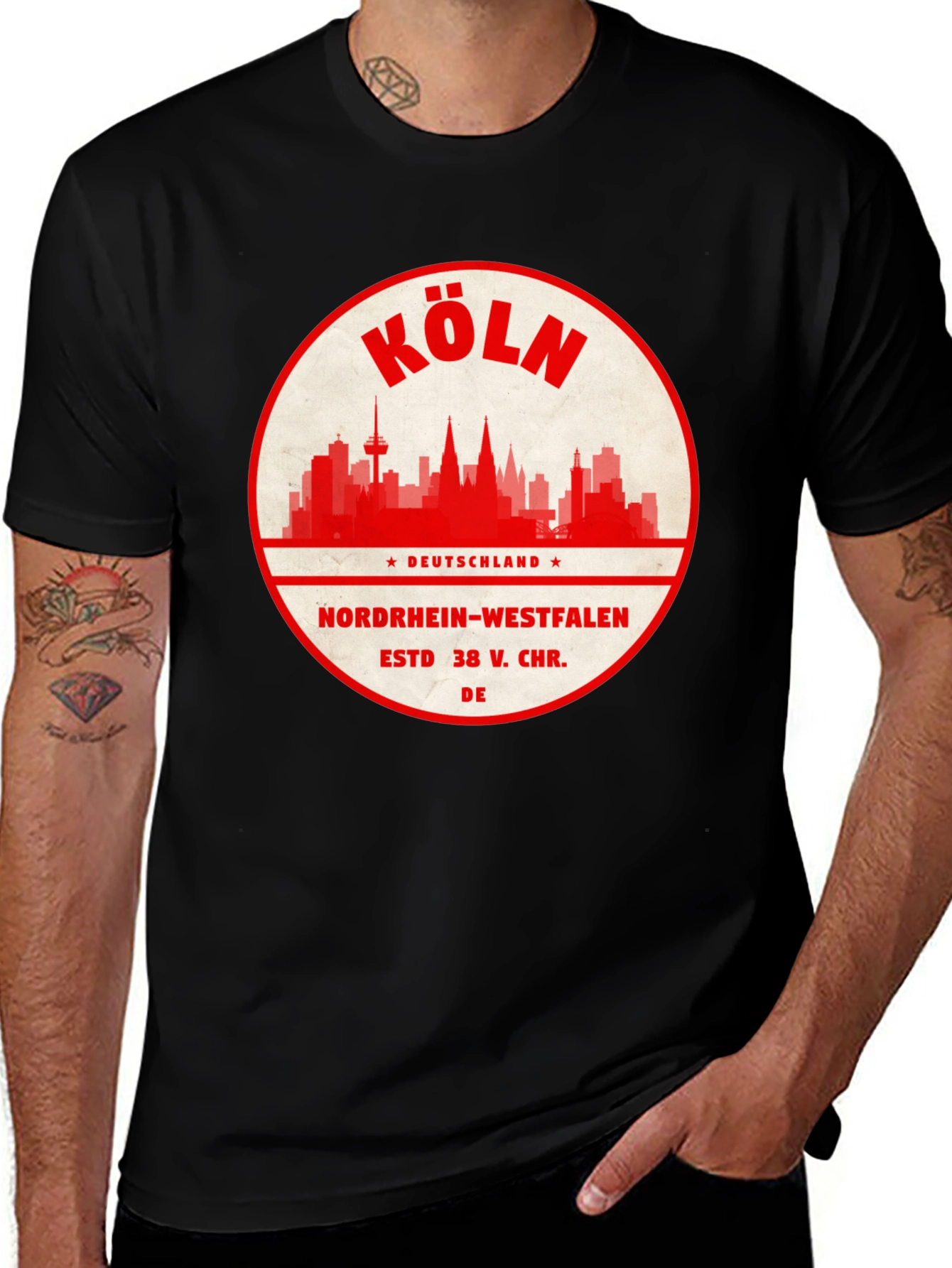 Köln Germany T-Shirt - City Skyline Graphic Tee