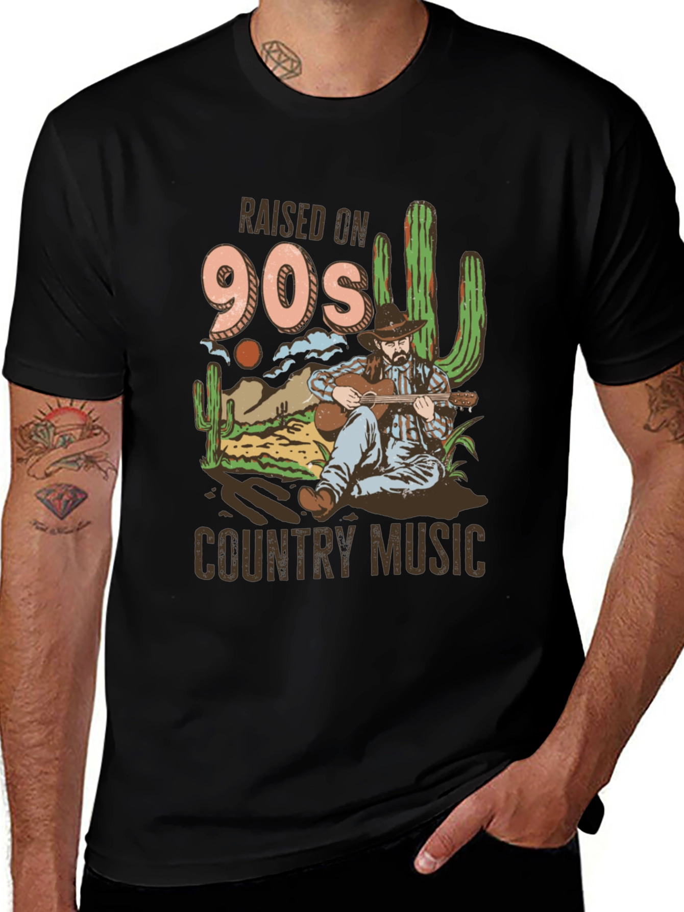 Variant 27 of Raised on 90's Country Music T-Shirt