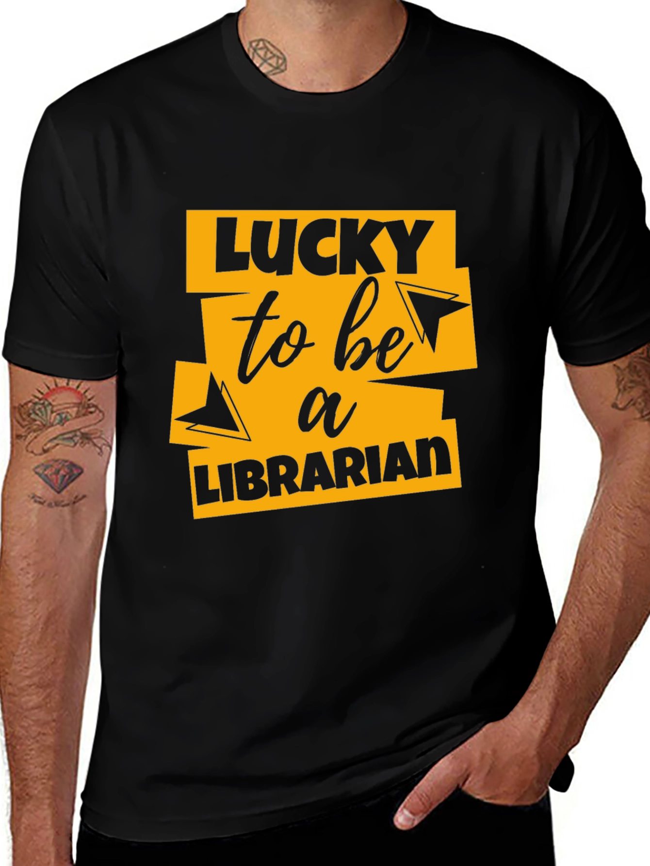 Variant 23 of Lucky Librarian Graphic Tee