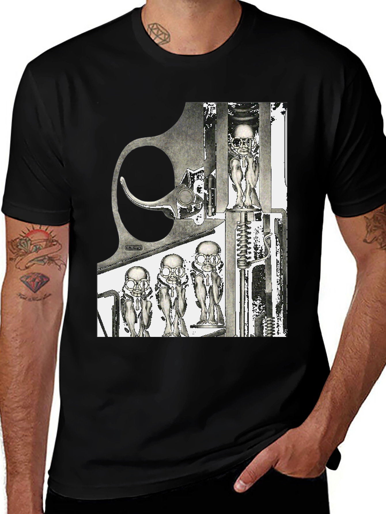 Variant 12 of Surreal Revolver Graphic T-Shirt