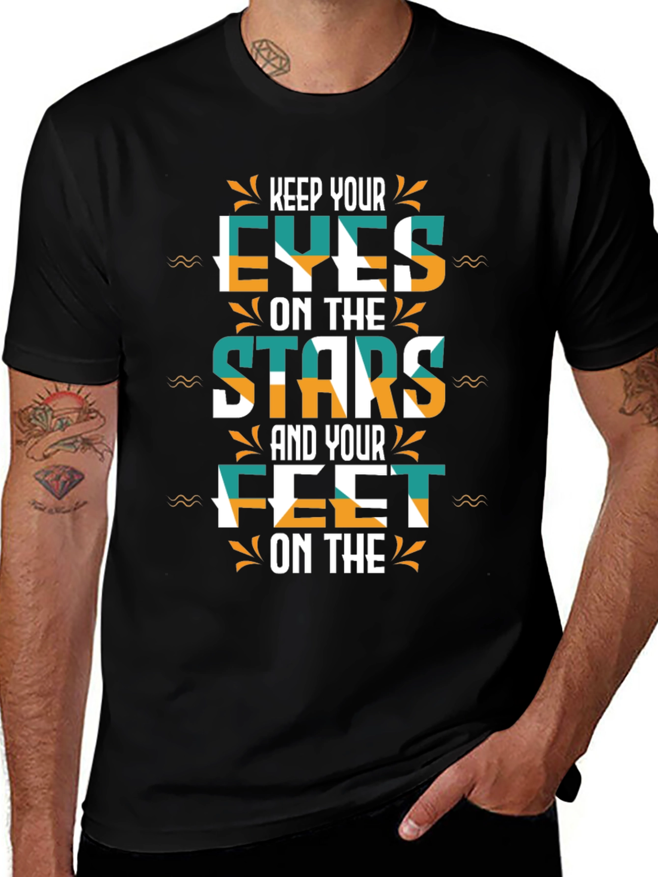 Variant 13 of Keep Your Eyes on the Stars Graphic Tee