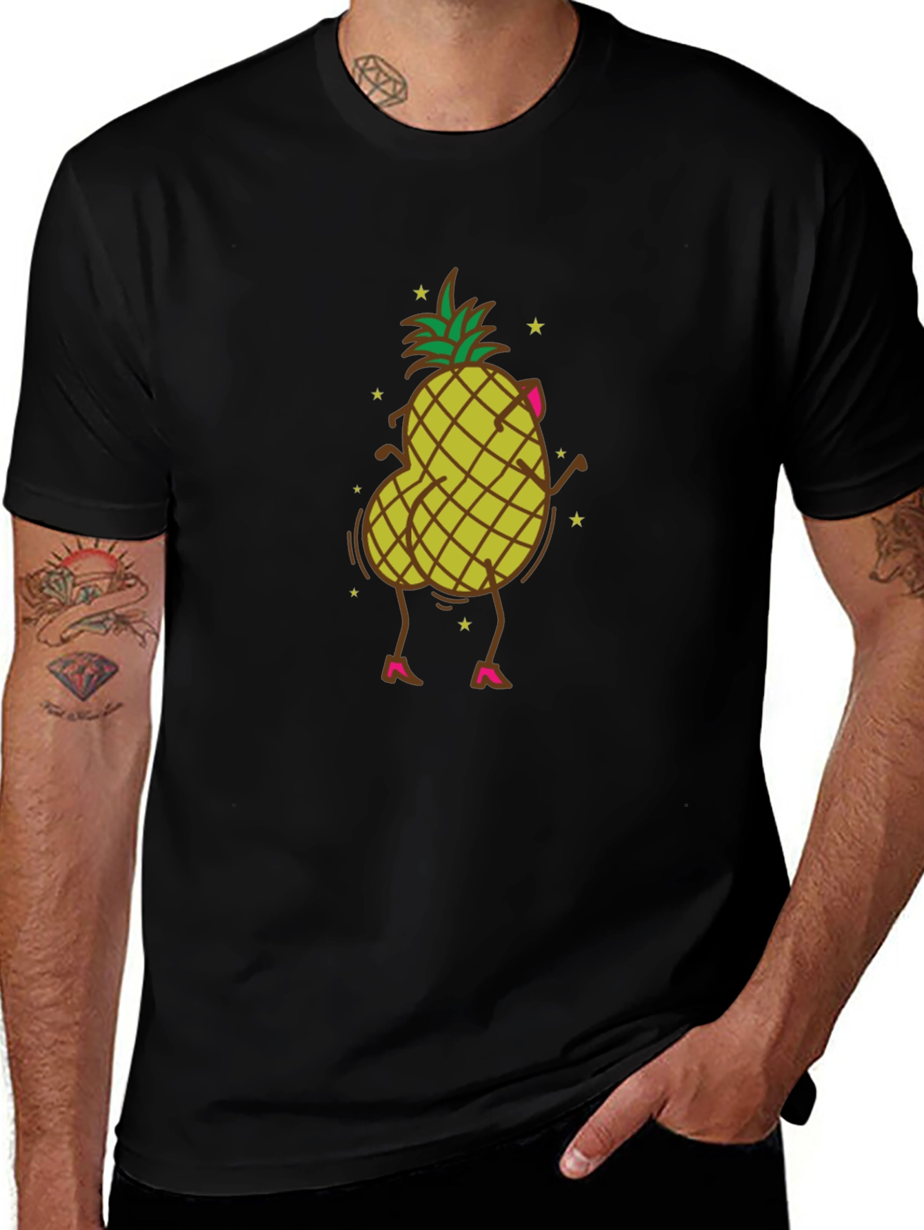 Variant 15 of Funny Pineapple T-Shirt - Dance Queen Tee