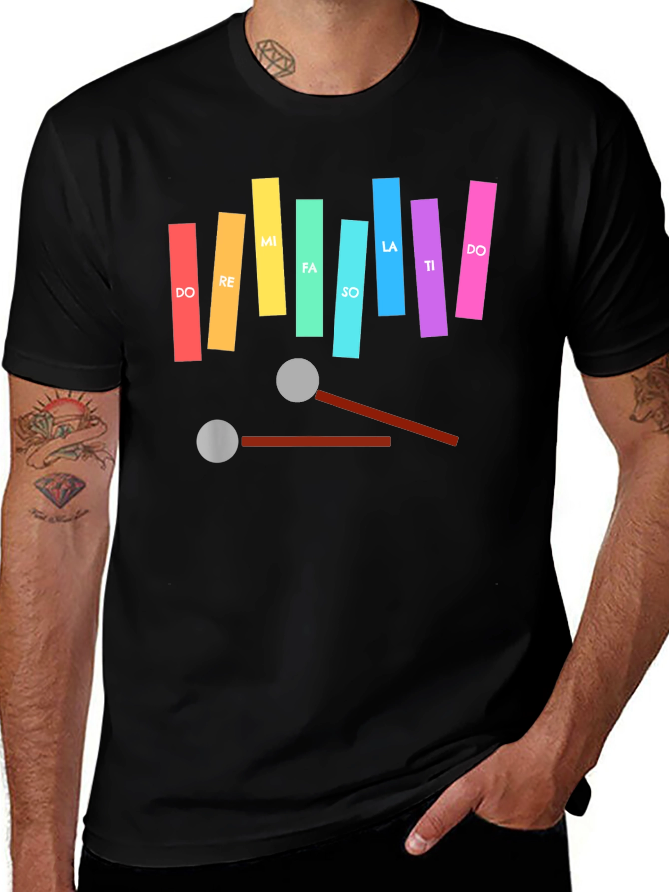 Variant 21 of Musical Xylophone T-Shirt - Colorful Music Lover Tee