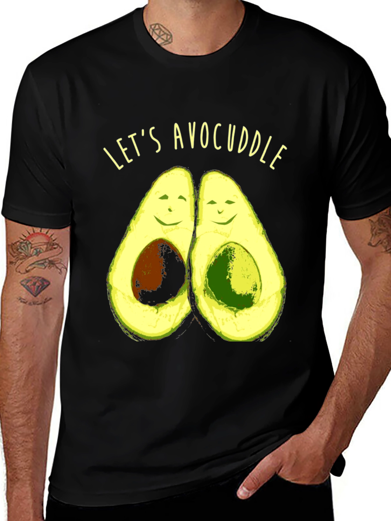 Variant 9 of Let's Avocuddle Graphic T-Shirt